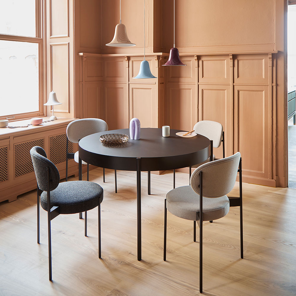 Serie 430 Tavolo da pranzo Nero Ø 160cm