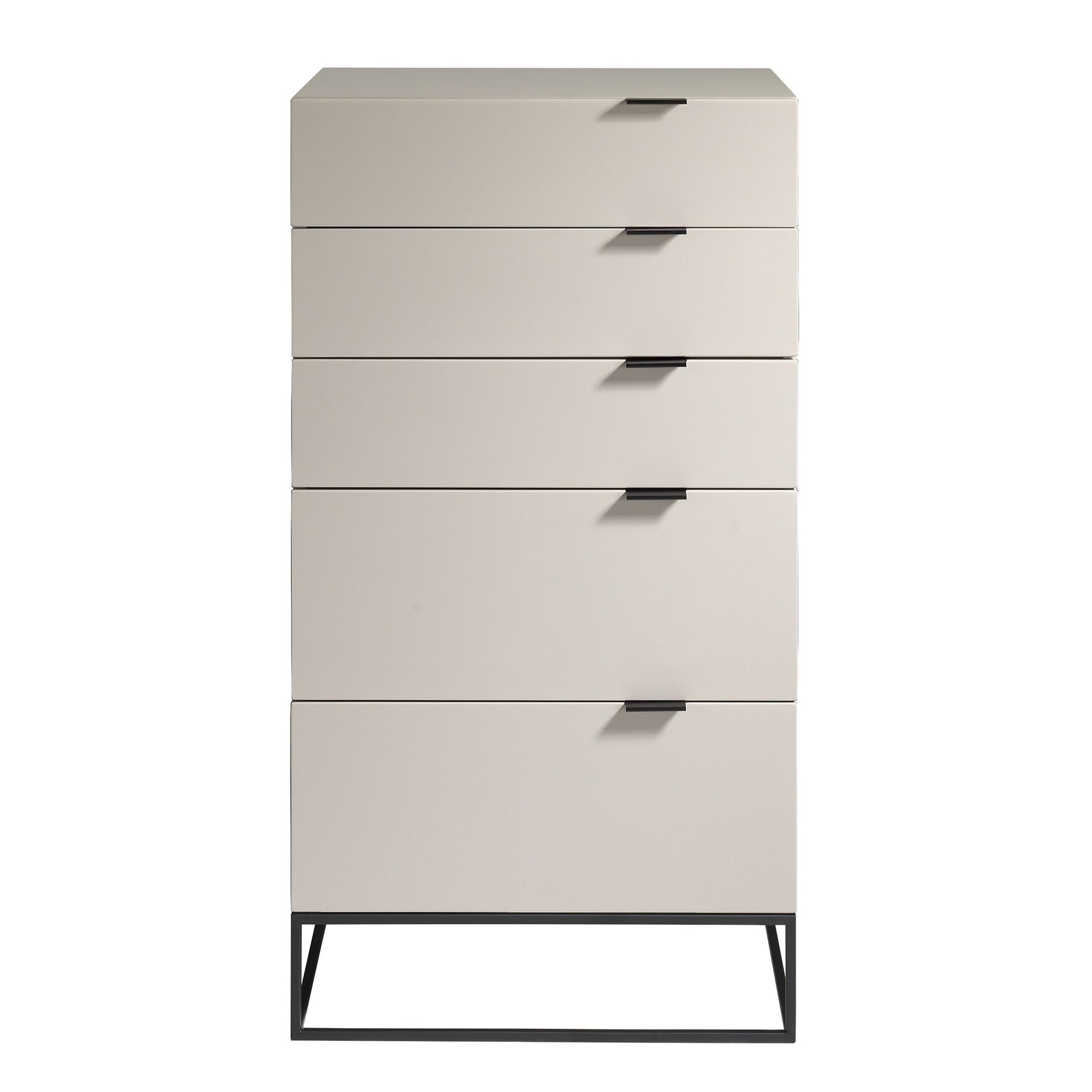 7019 Chiffonier Stahl Grau