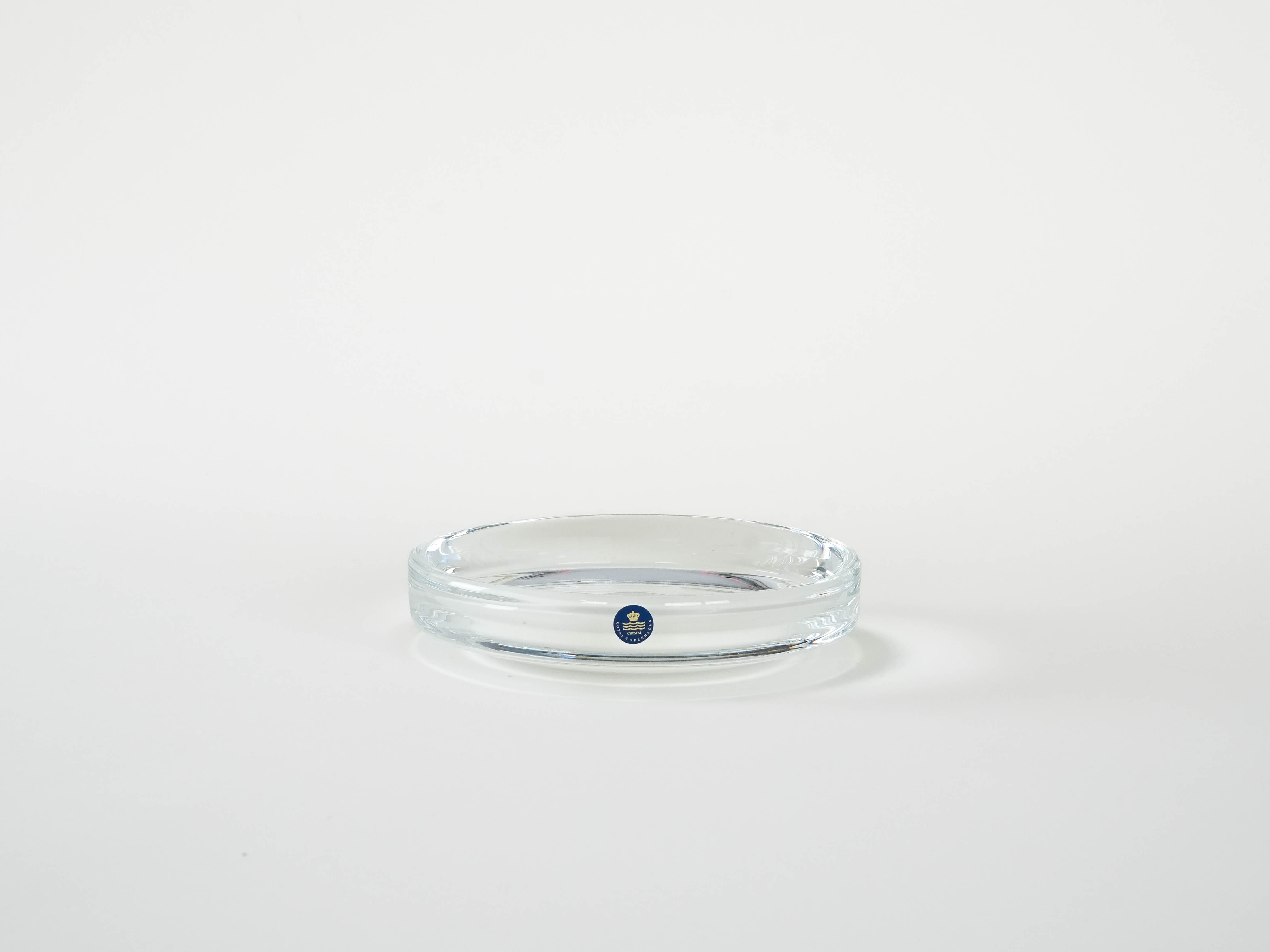 Crystal plate Transparent 1970s