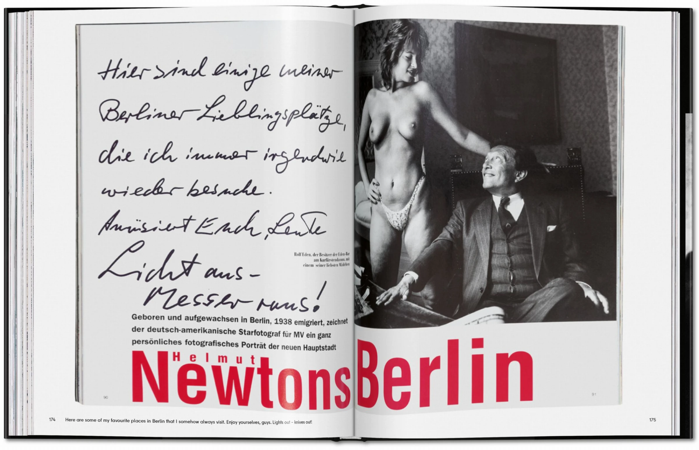 Helmut Newton Berlin, Berlin Mehrsprachig