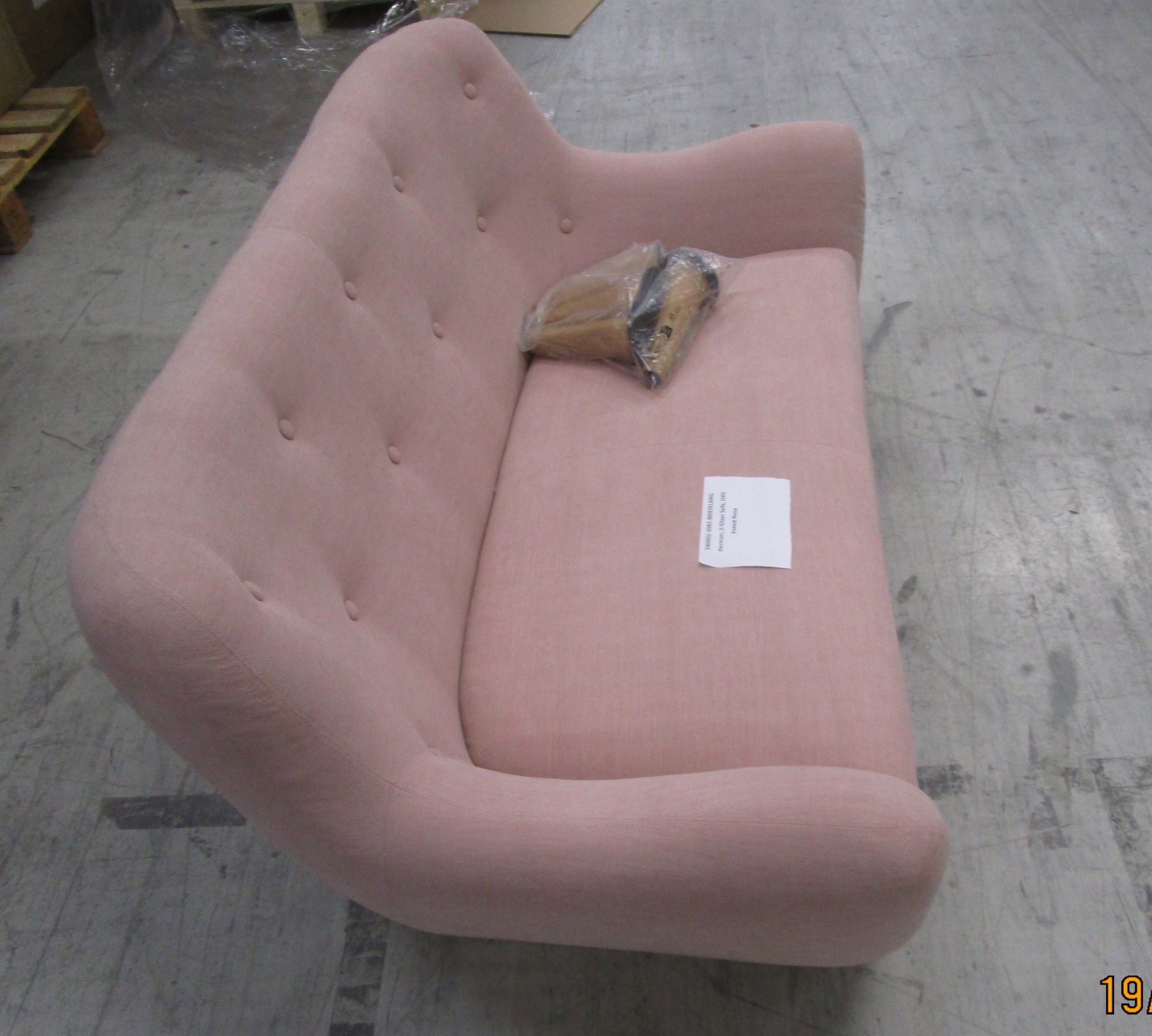 Herman Sofa 2-Sitzer Forest Rosa