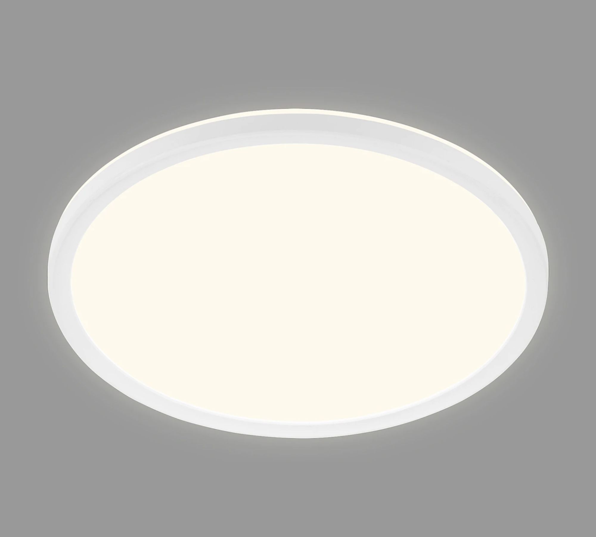 LED Ceiling Light Round Plastic White