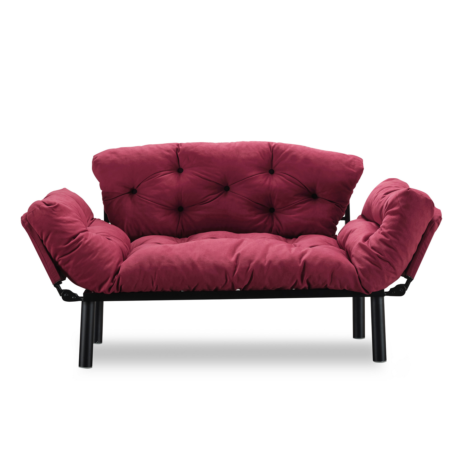 Nitta Schlafsofa 2-Sitzer Maroon