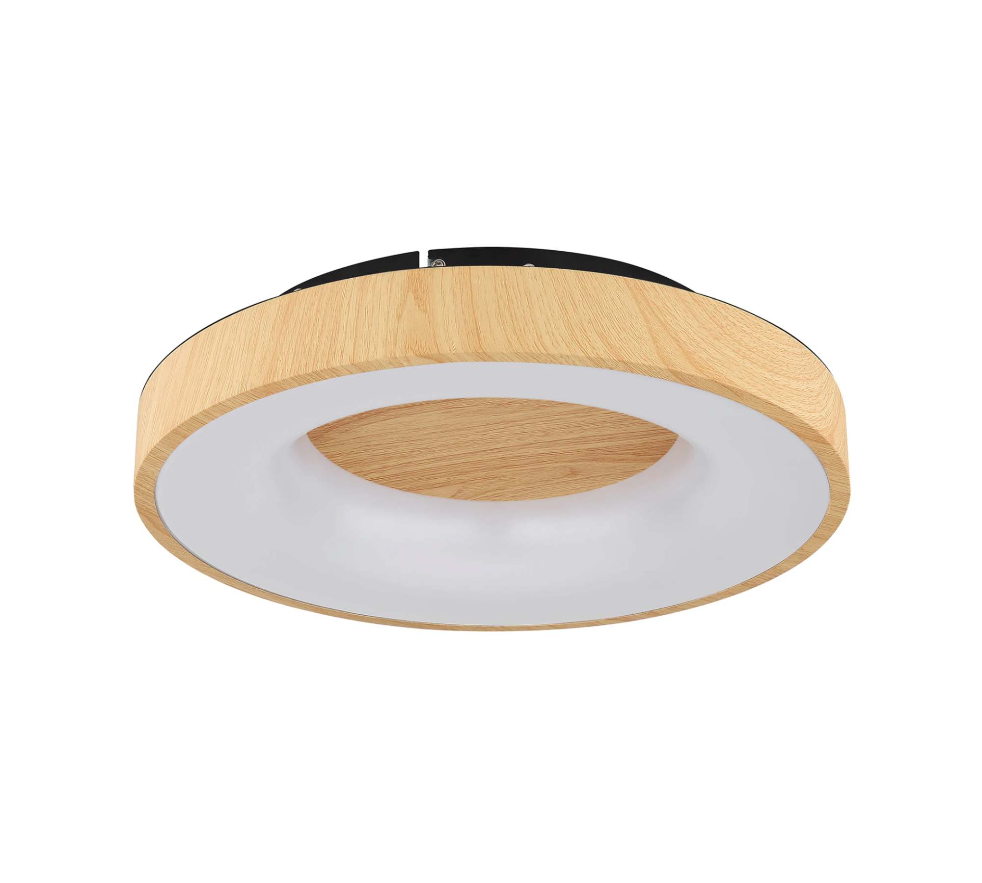 LED Deckenleuchte 1-flammig Acrylglas Metall Braun