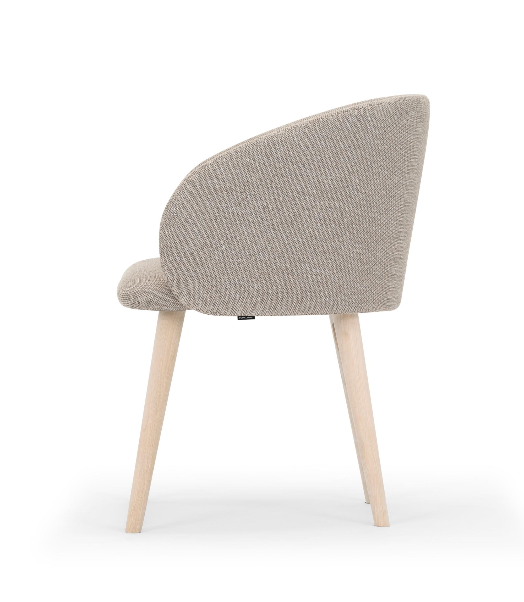 Pink dining chair Agnes Brown