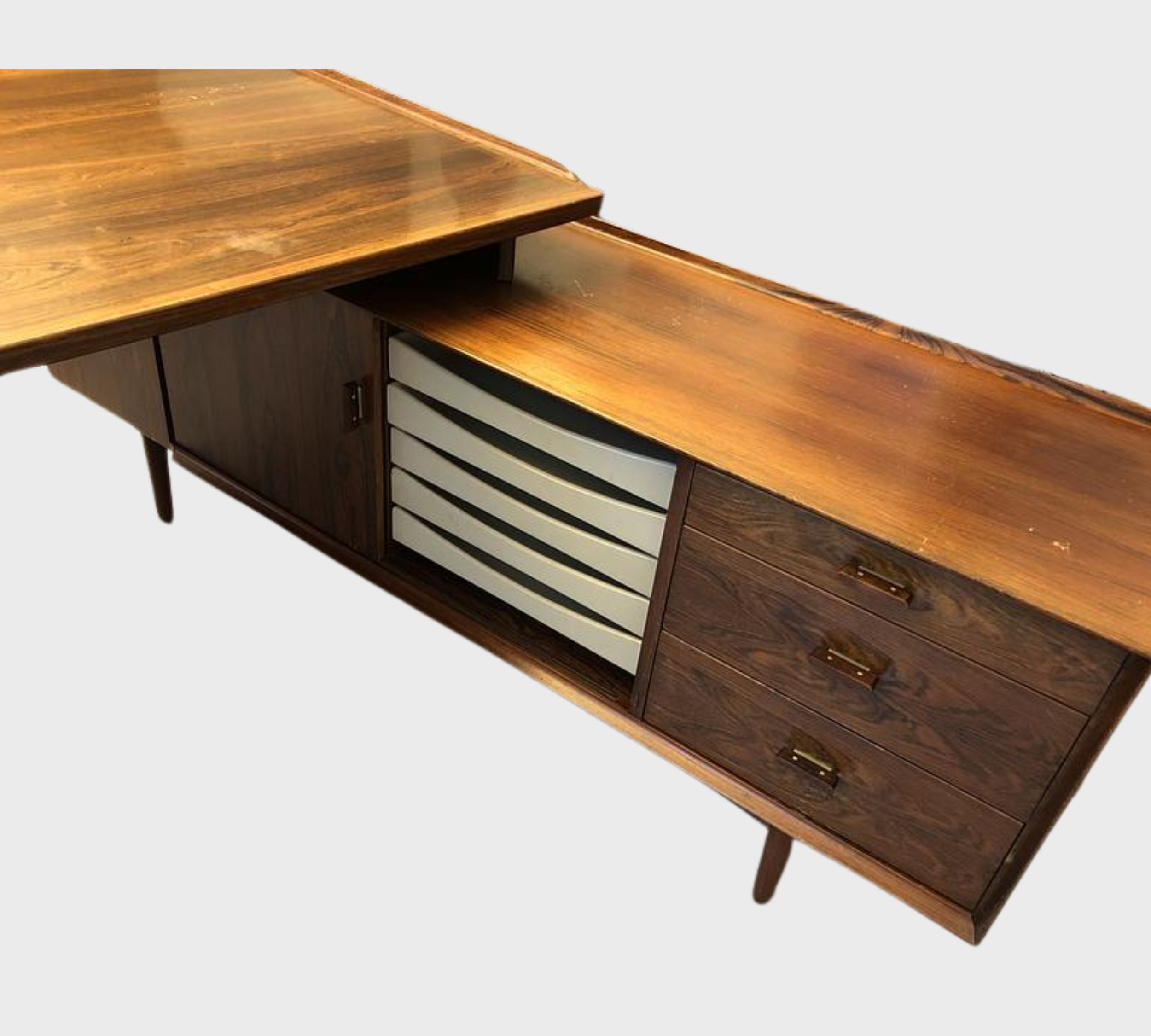 Arne Vodder 209 Schreibtisch mit integriertem Sideboard