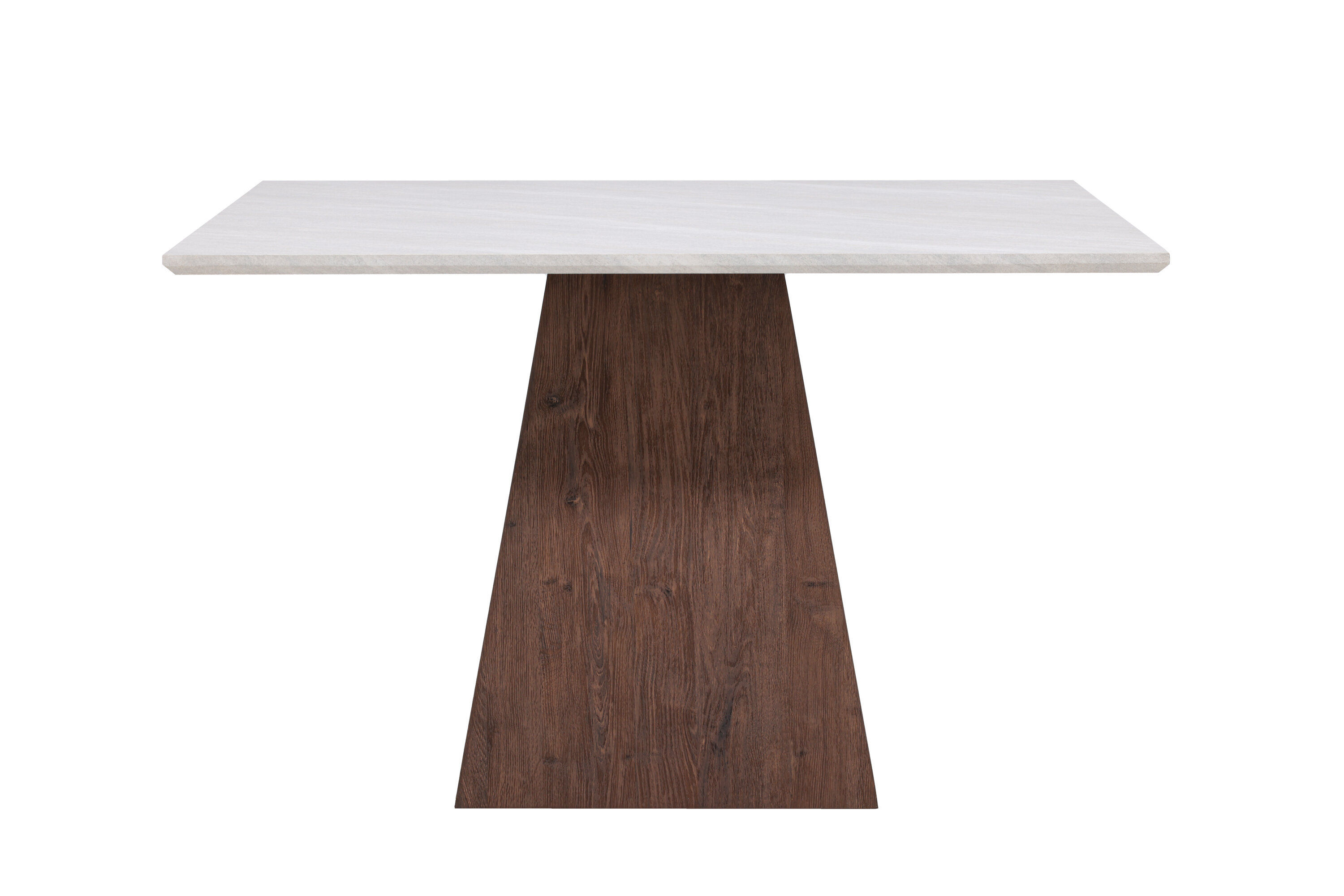 Cael Dining table MDF Mocha Stone look 120×120×75cm