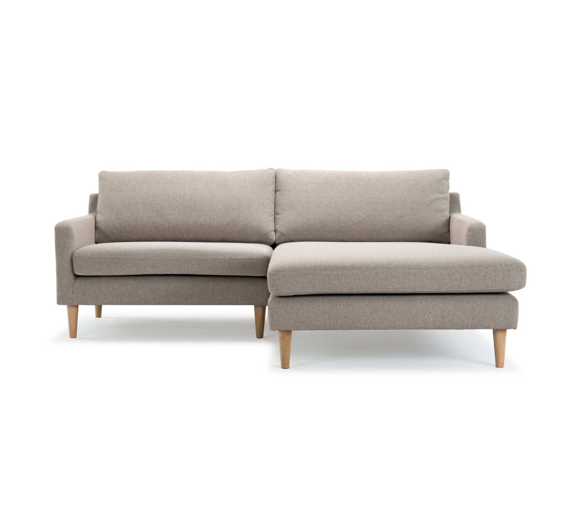 Astha Sofa 2-Sitzer Récamiere Rechts Agnes Brown