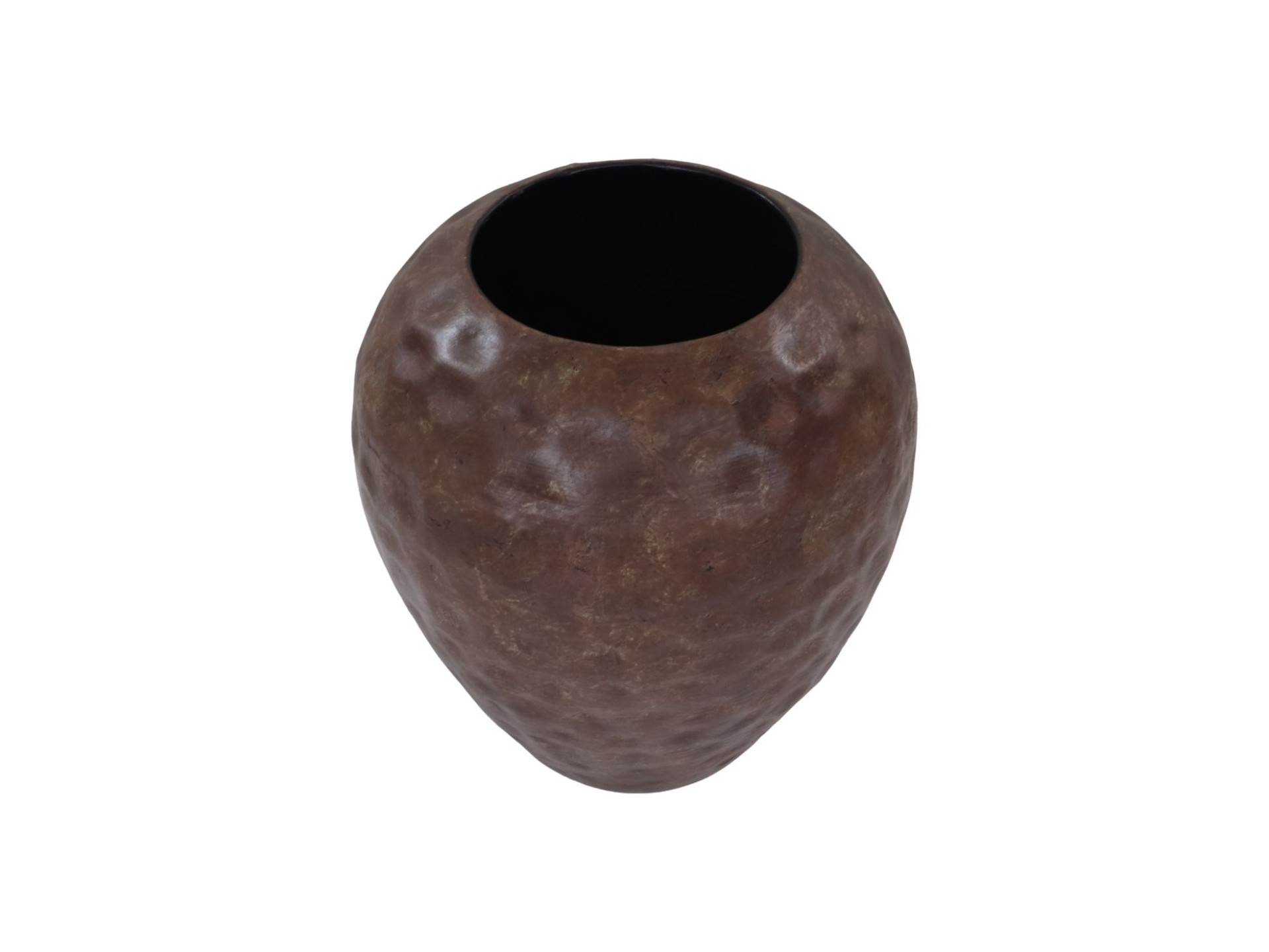Vase Metall Braun