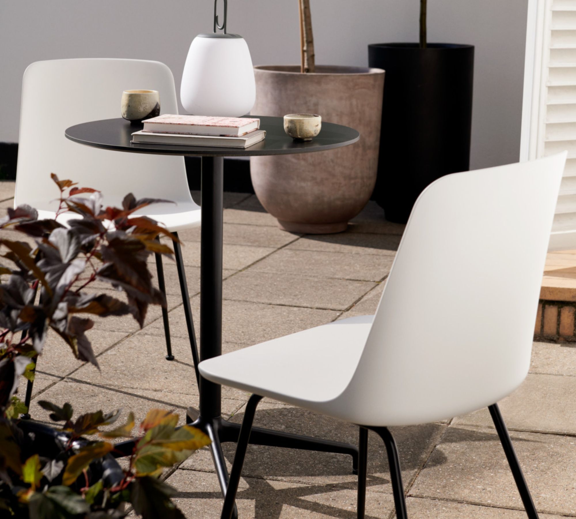 ATD5 Table Outdoor Laminate Metal Black