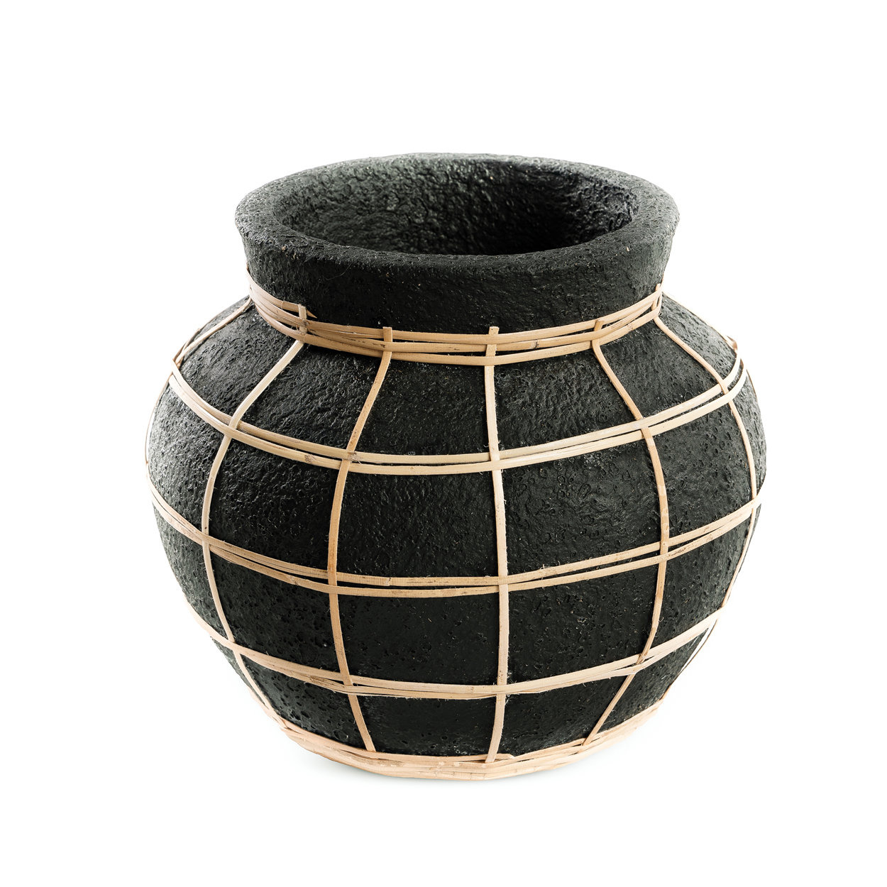 Belly Vase Schwarz