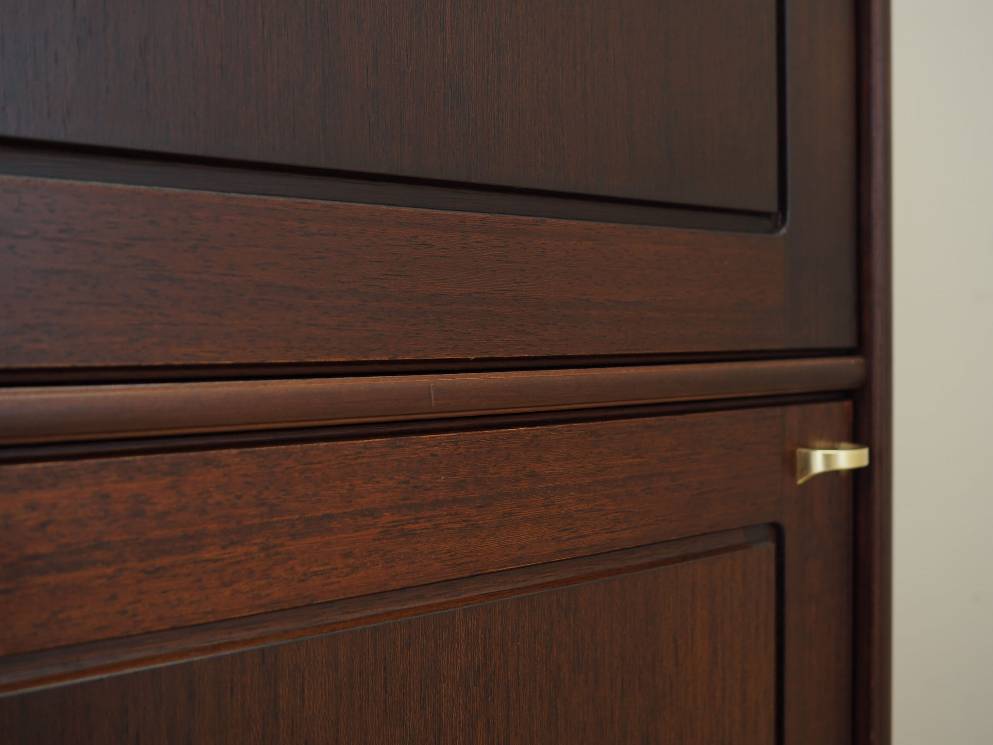 Mahogany Vitrine 1970 Jahre