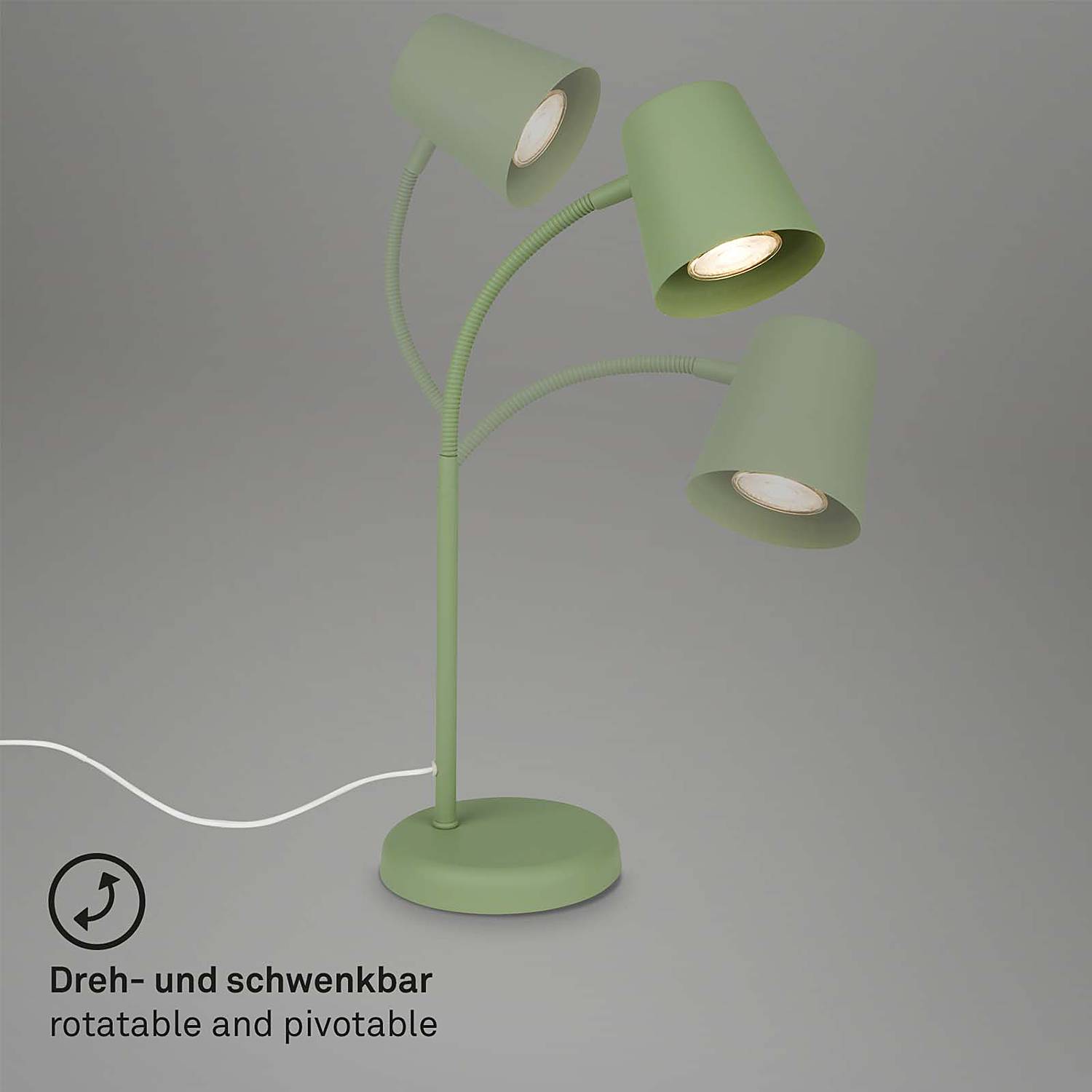 Sallani Tischleuchte Aluminium Grün