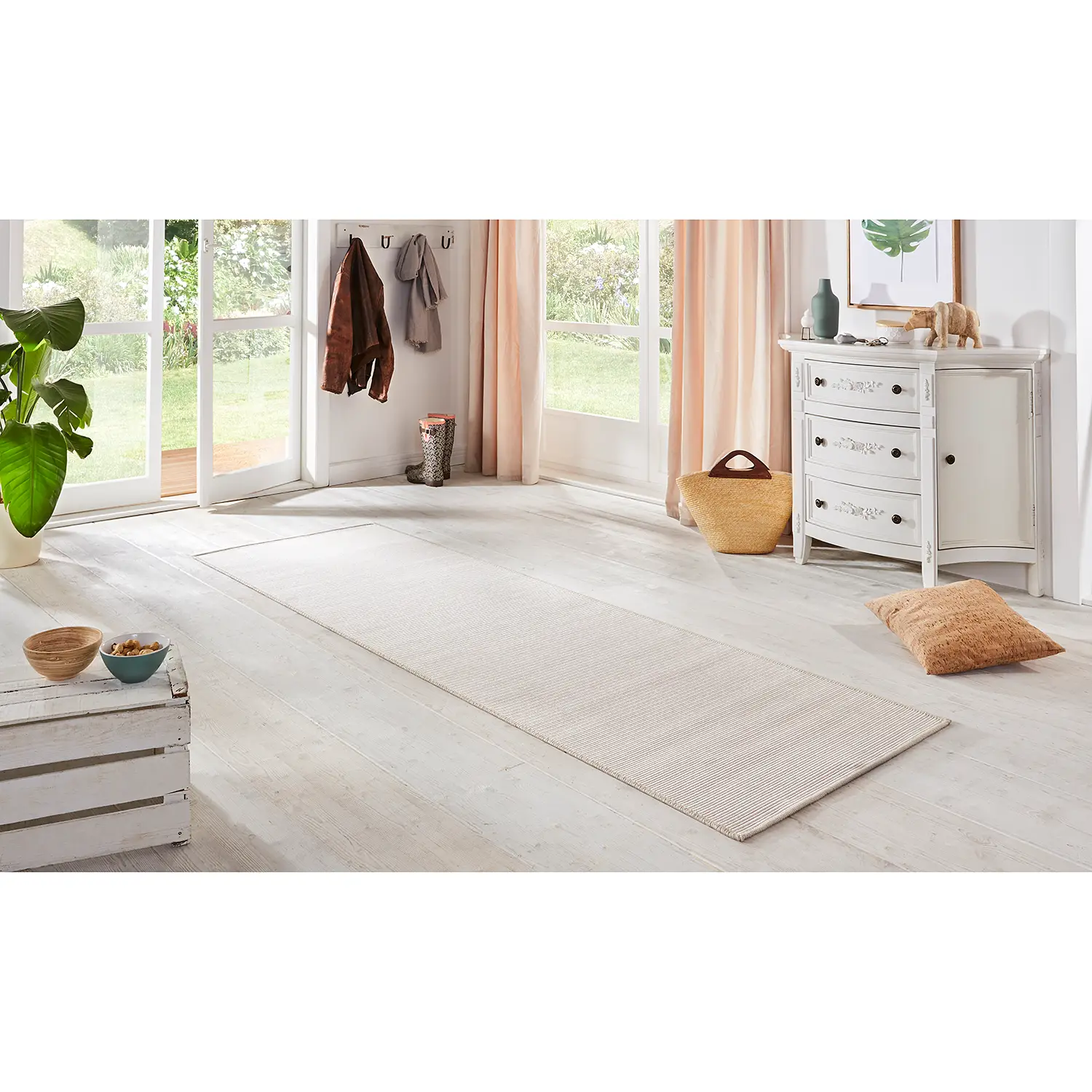 Nature In-/Outdoorteppich Creme