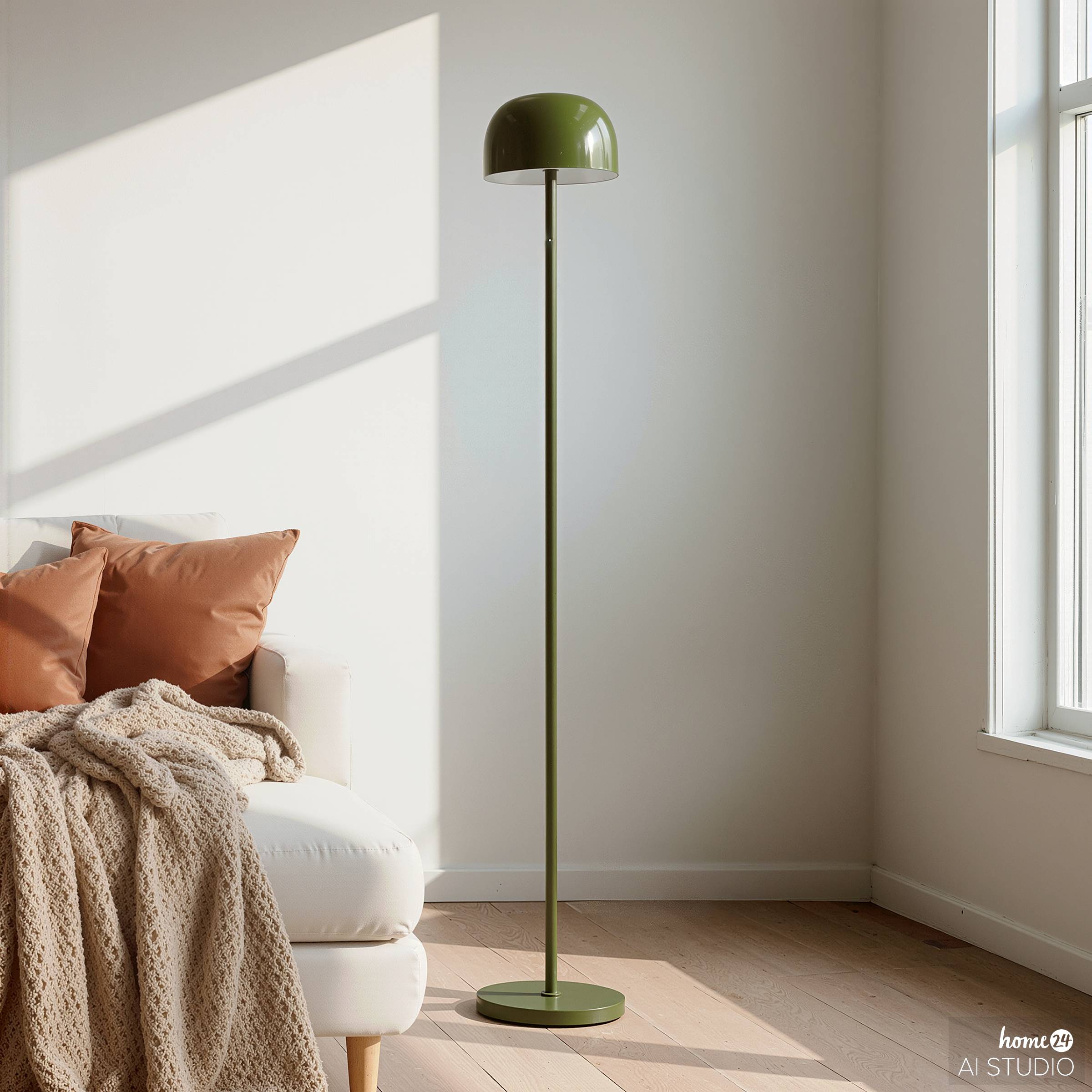 Brev Akku-Stehleuchte Dimmbar Grün