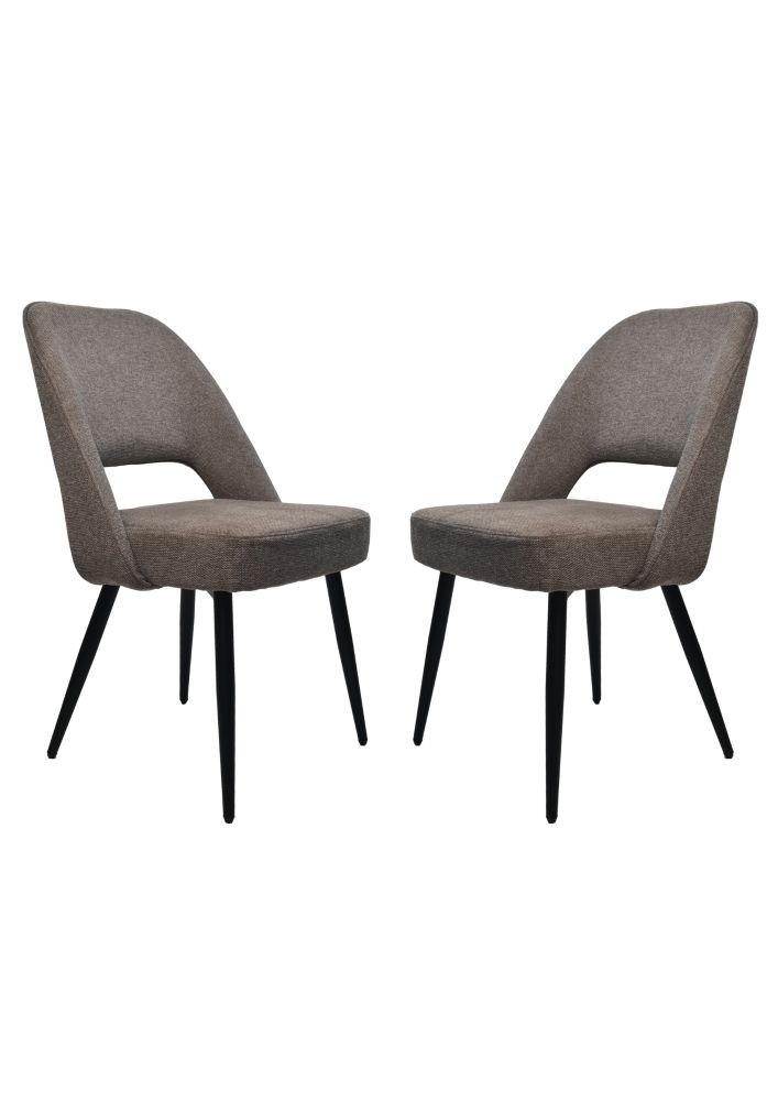 2x Jenna Esszimmerstuhl Grau