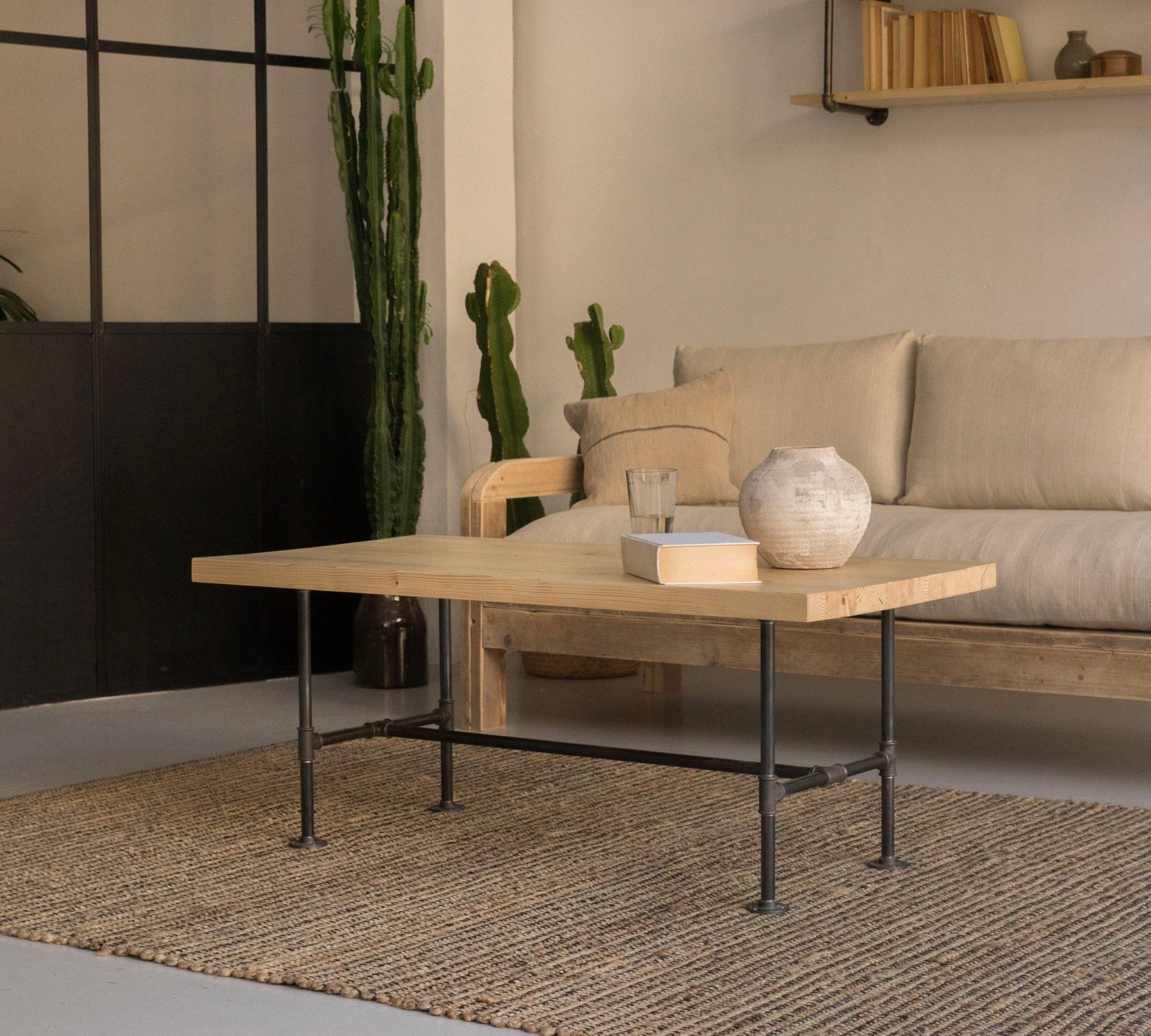 Tombé Couchtisch Holz Nussbaum