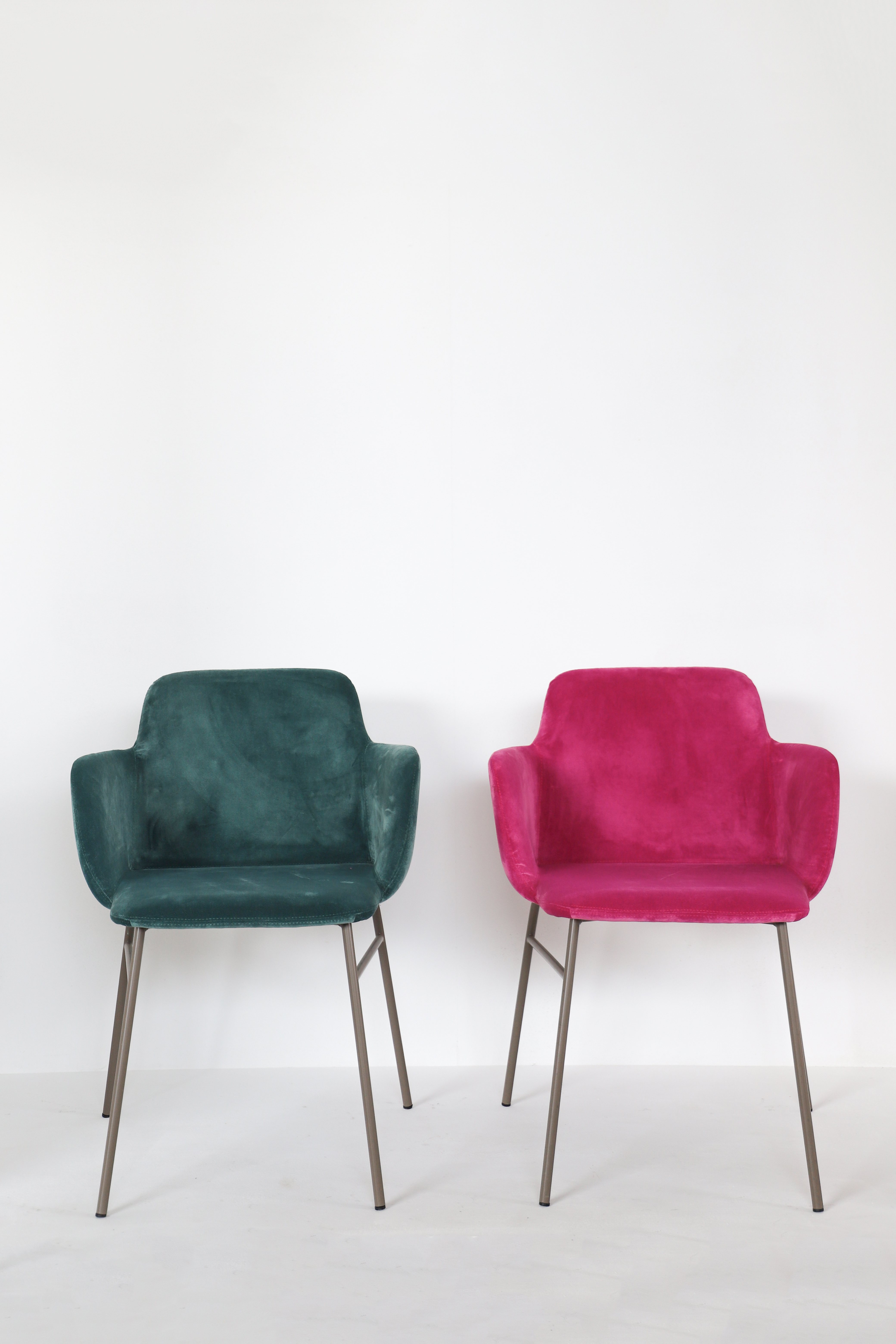 6x Bardot Armchair Velvet Multicolor