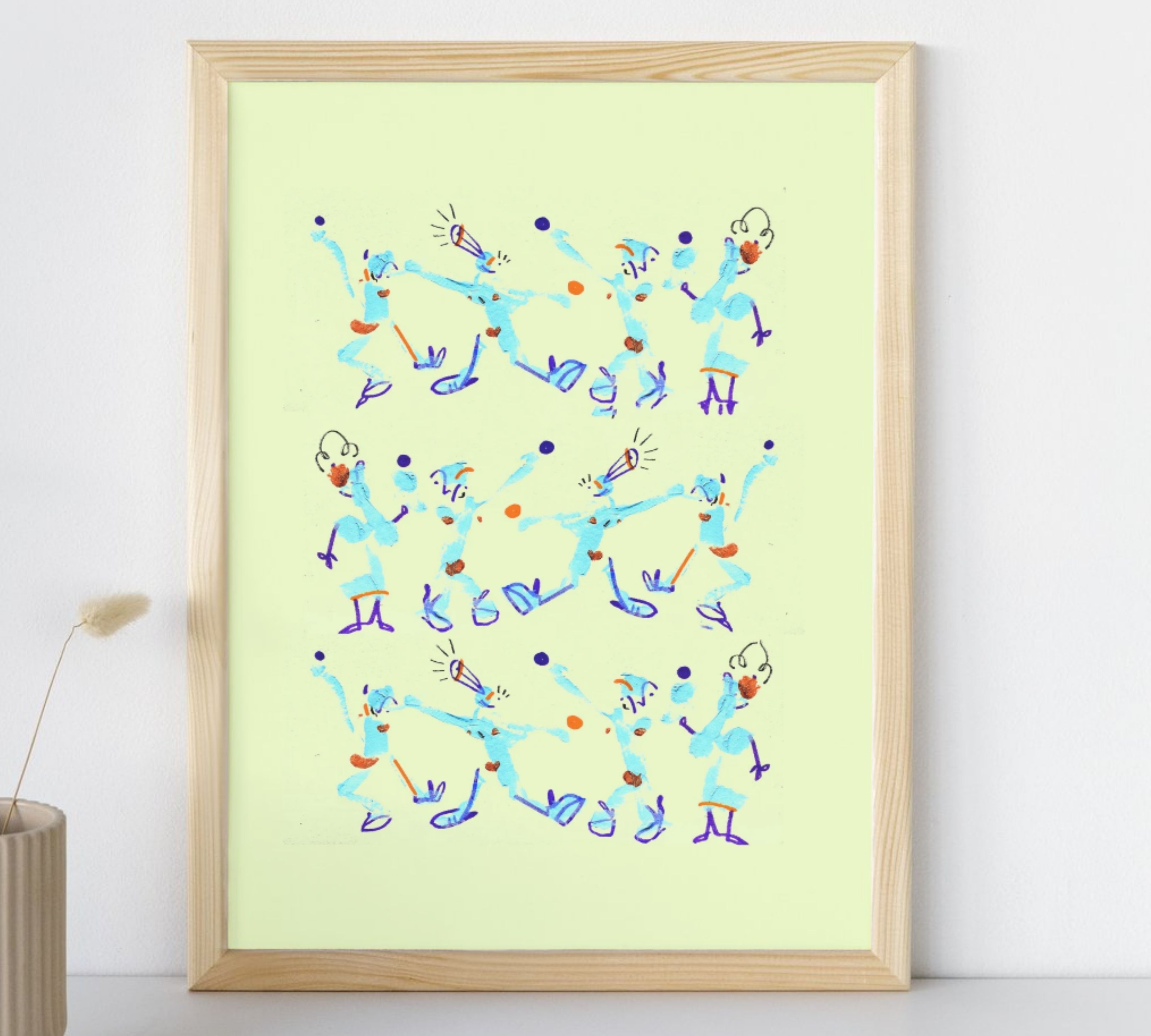 Multitude Art Print Multicolored