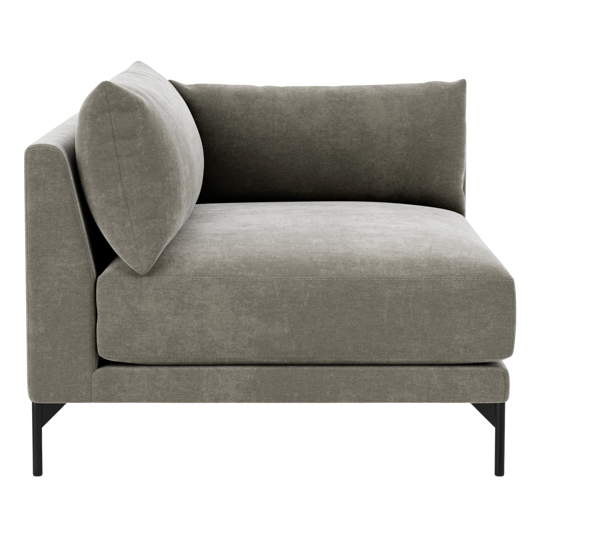 Vincent 1-Sitzer Modul Rechts Planet Grey Green