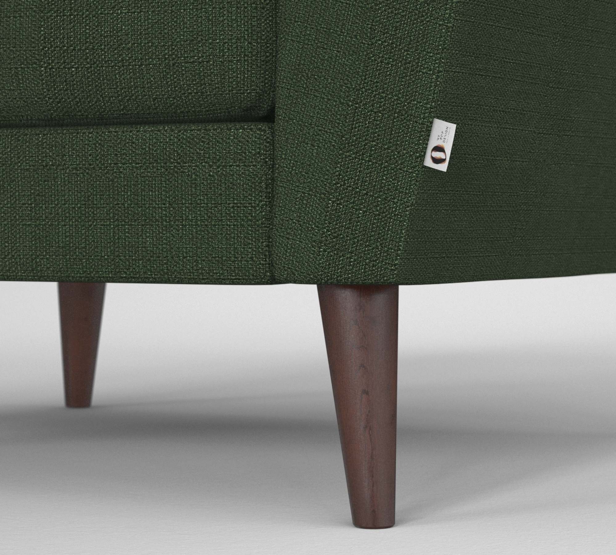 Sessel Gallieni Samt Grün 