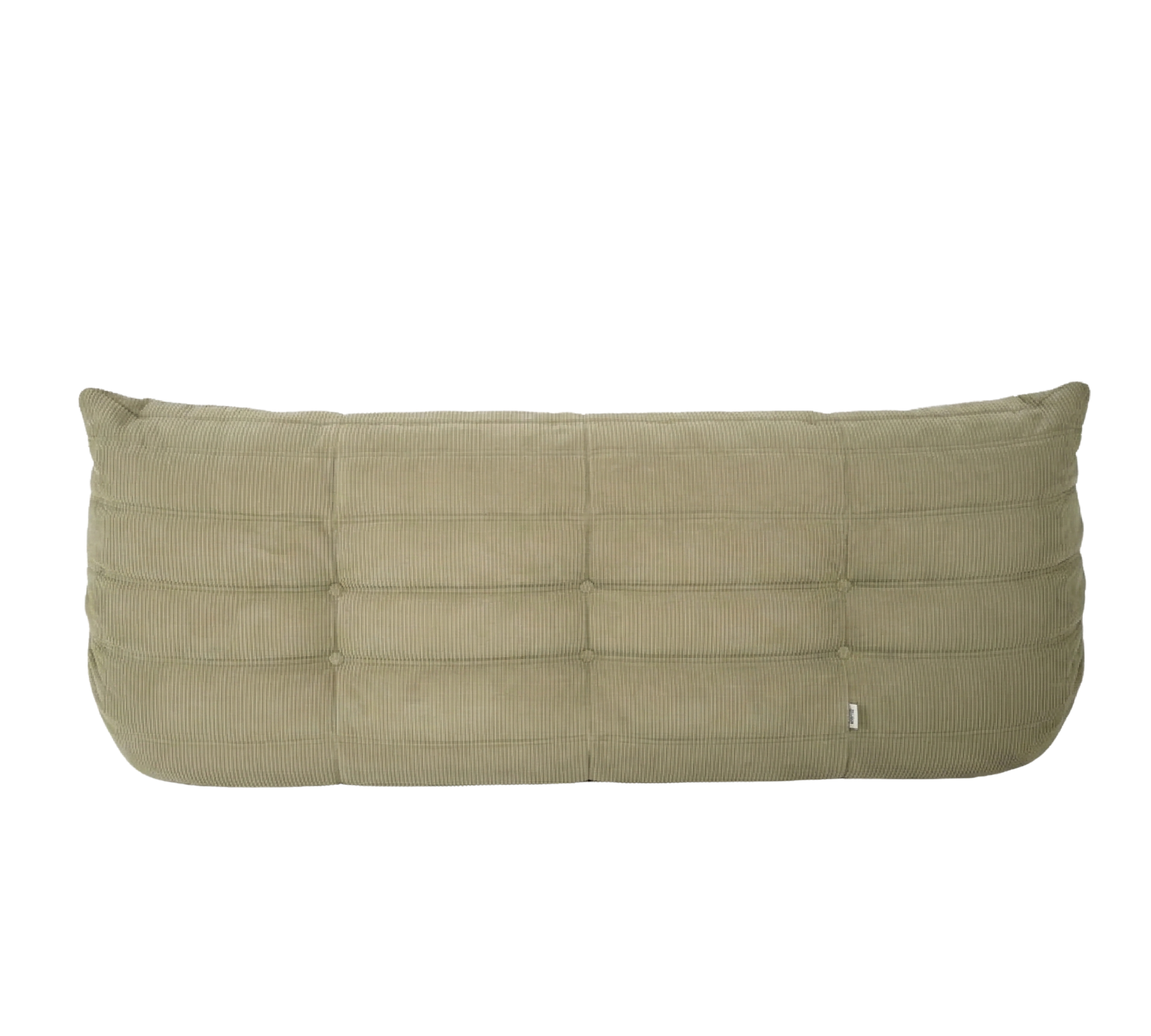 Togo Sofa 3-Sitzer Cord Salbeigrün
