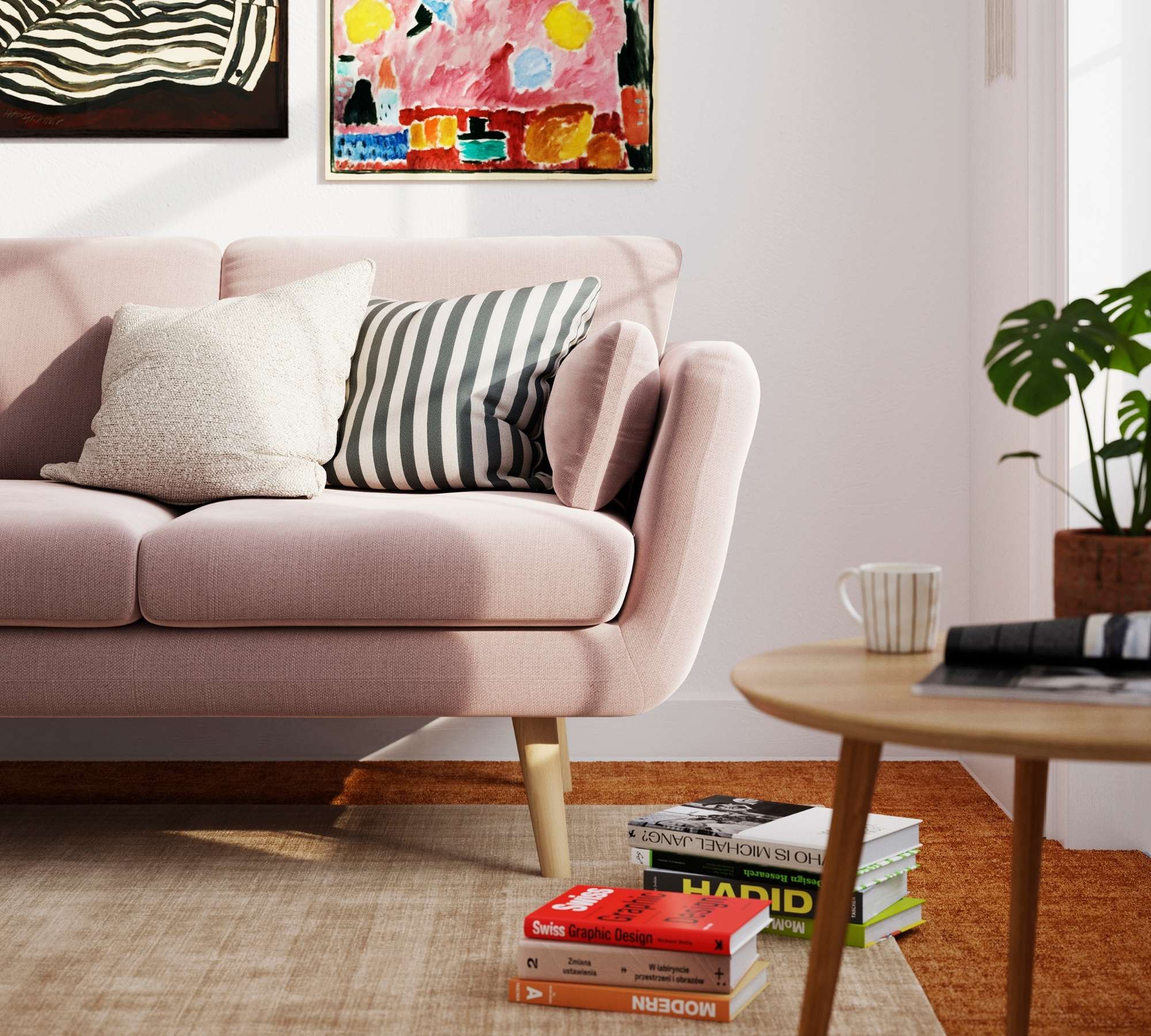 Inez Kissen Enten- Daunenfedern Maya Cream 60 x 60 cm