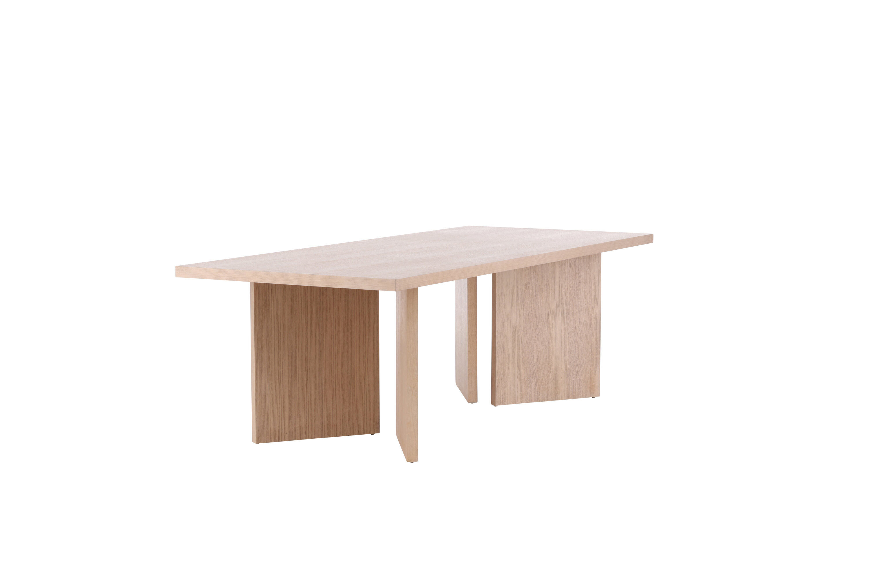 Bassholmen Dining table Whitewash Wood