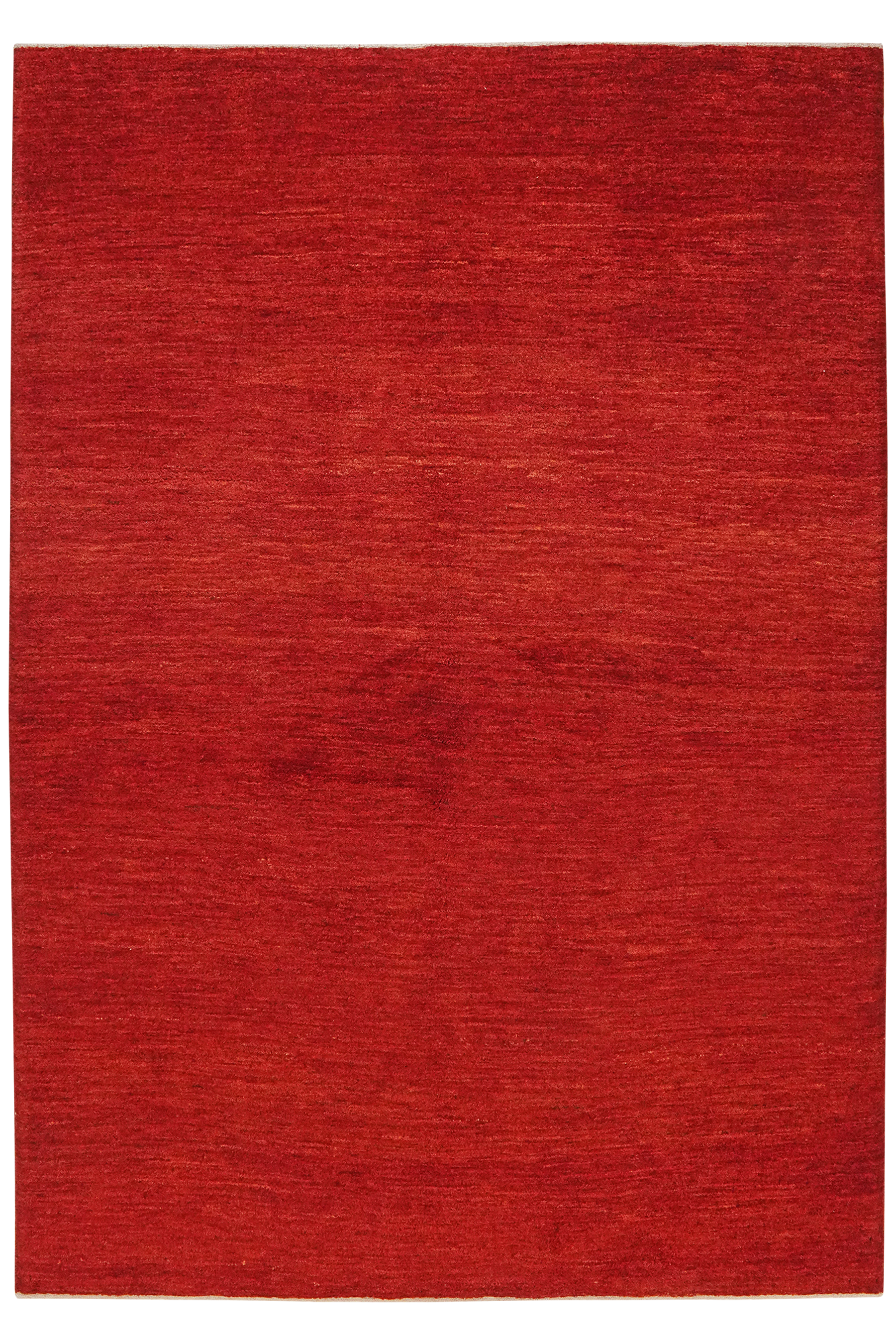 Rizbaf Gabbeh Teppich Wolle Rot