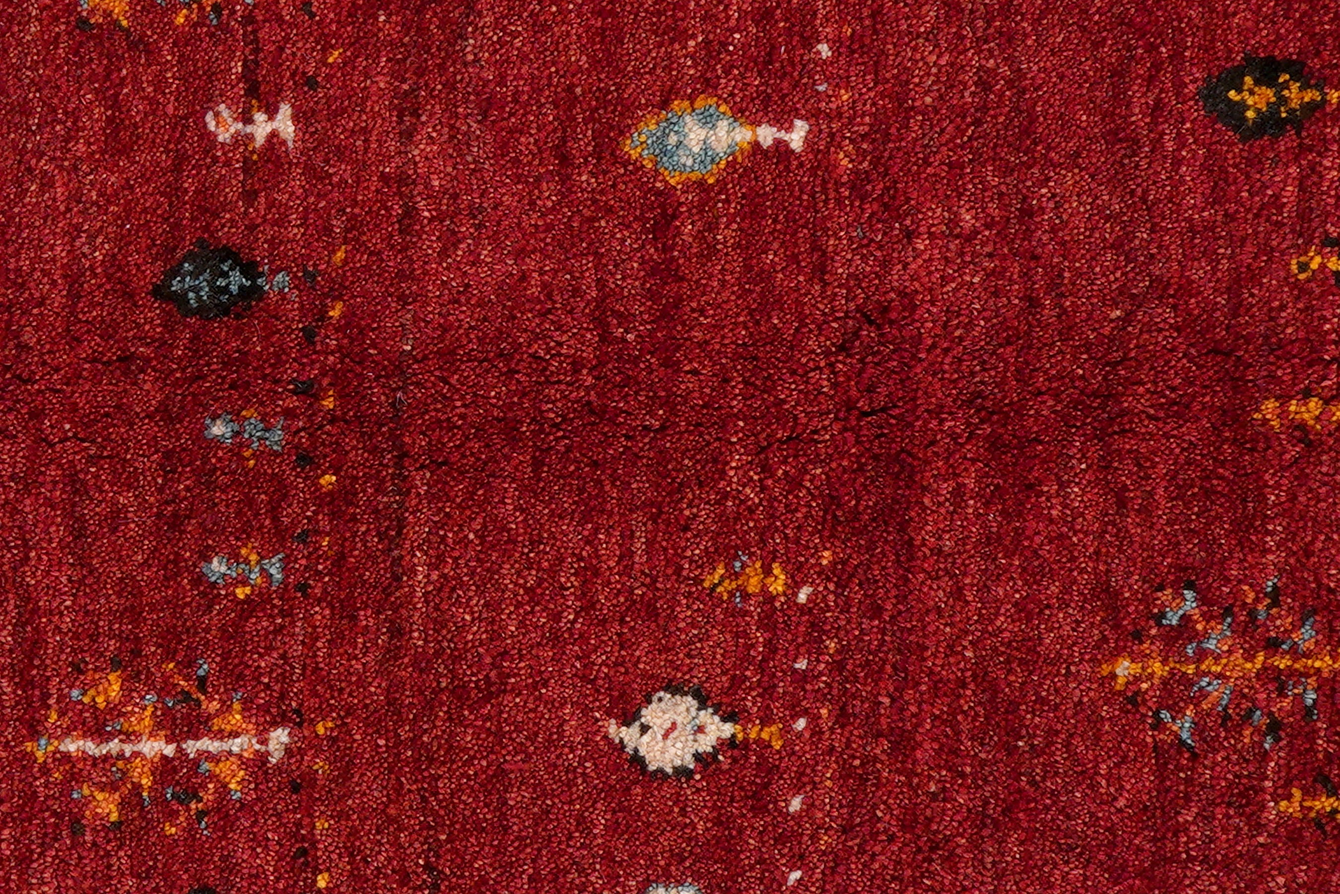 Tappeto Gabbeh Rizbaf Lana Multicolore