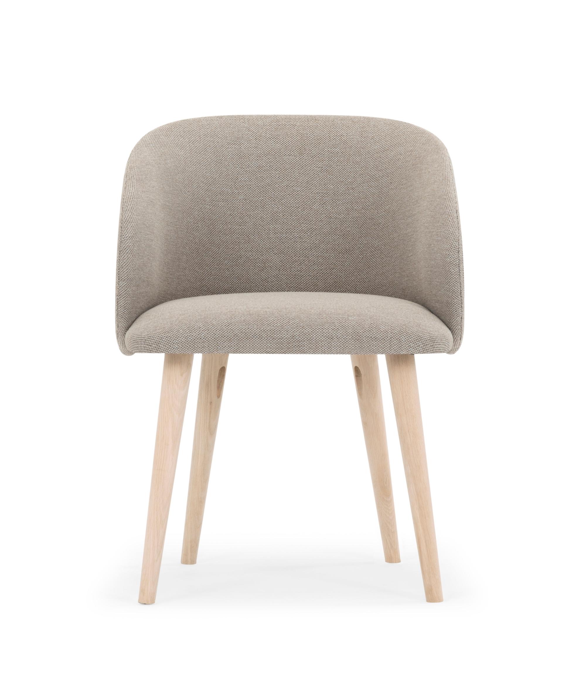 Pink dining chair Agnes Brown