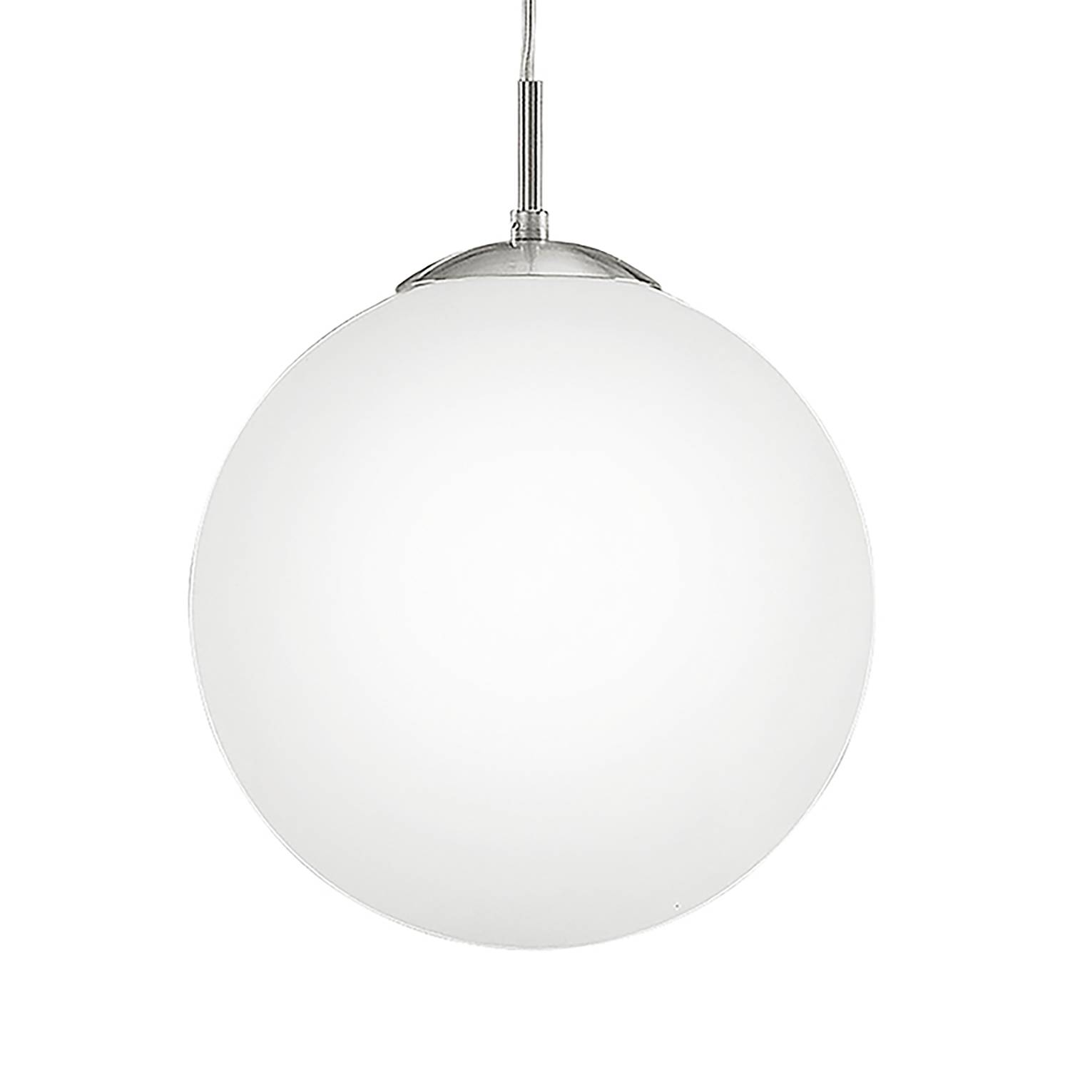 Rondo Pendelleuchte Opalglas Stahl 1-flammig 30 cm
