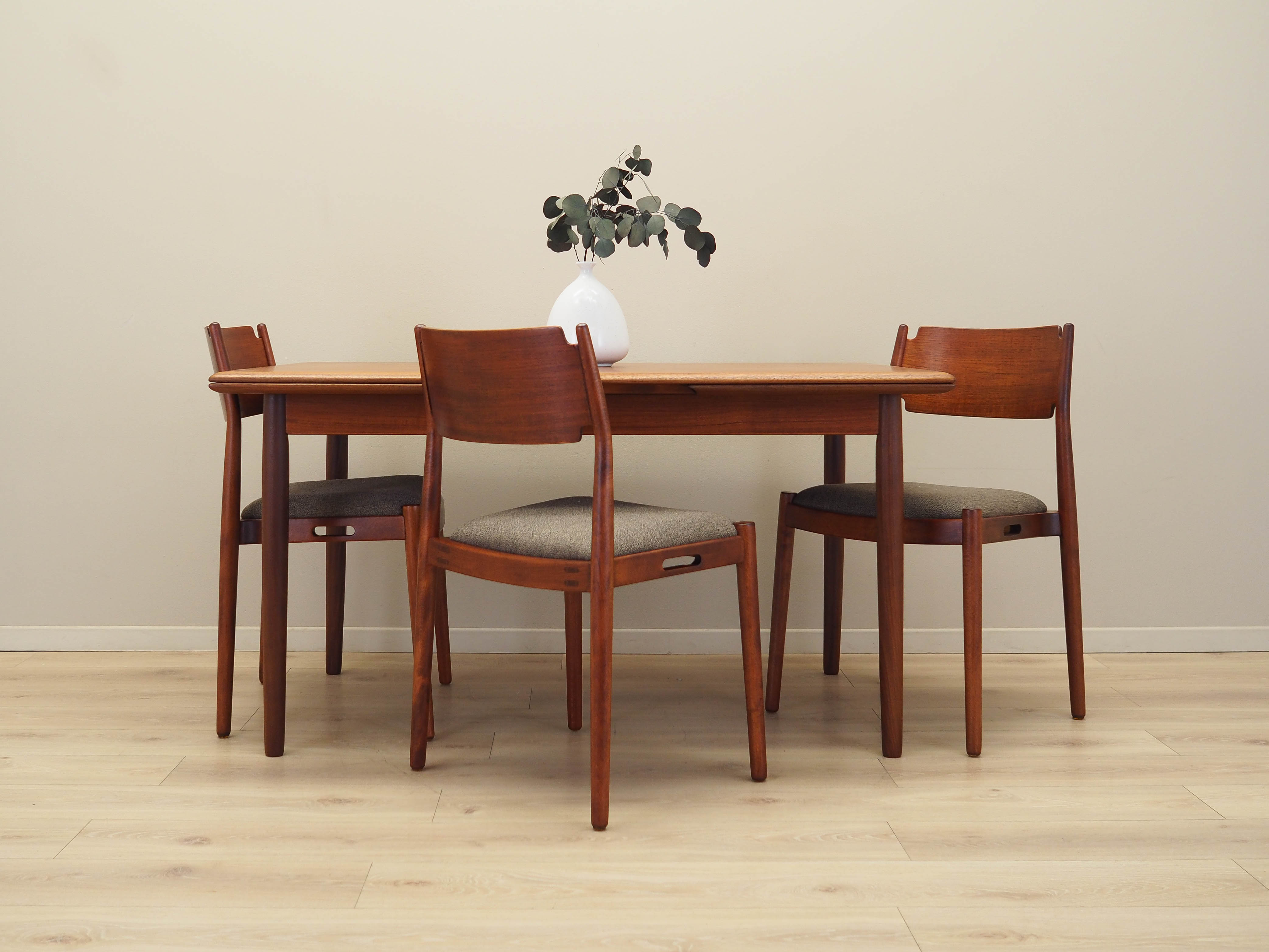 Teak table brown 1970s