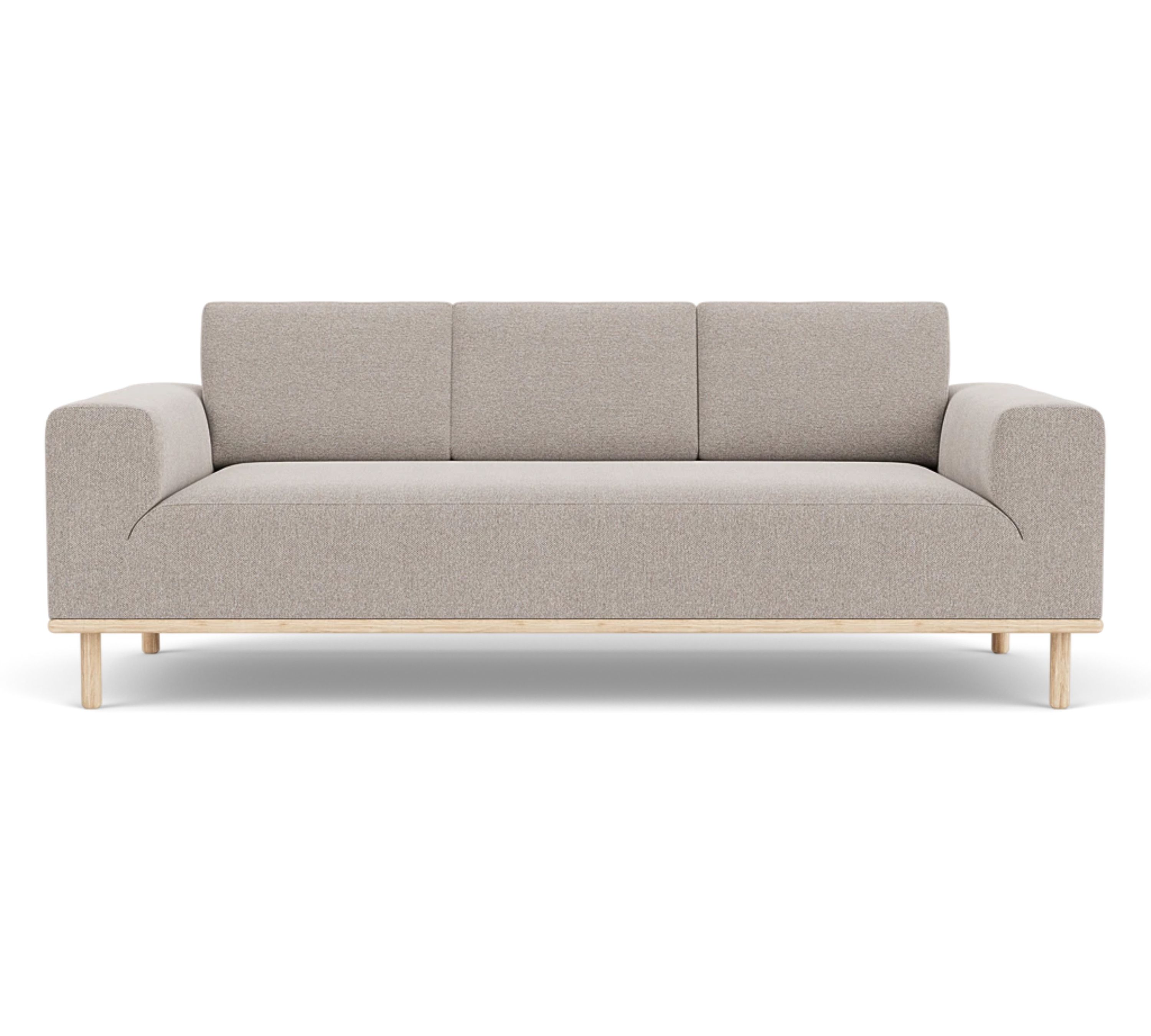 Vilmar Sofa 3-Sitzer Agnes Brown