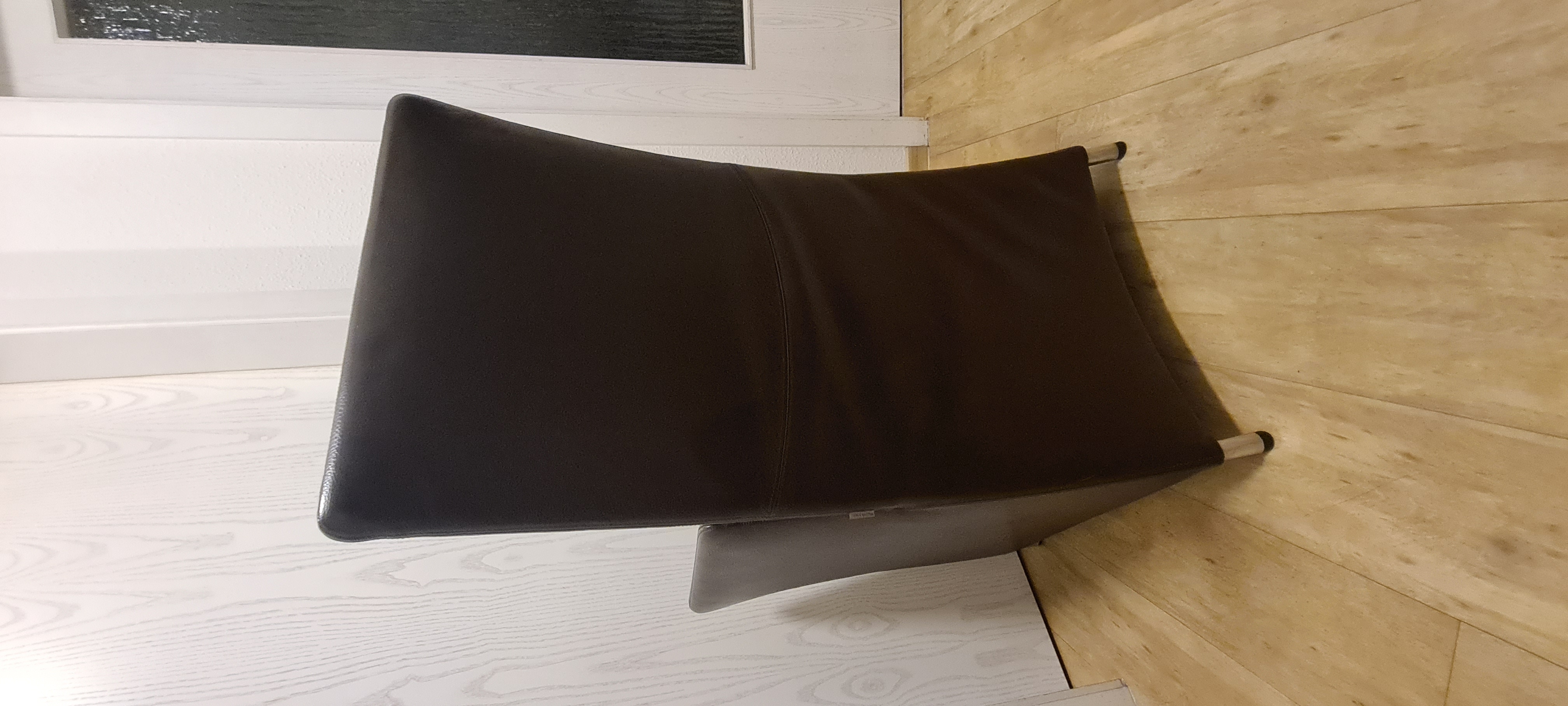 8x Jason 1420 Esszimmerstuhl Leder Metall Braun