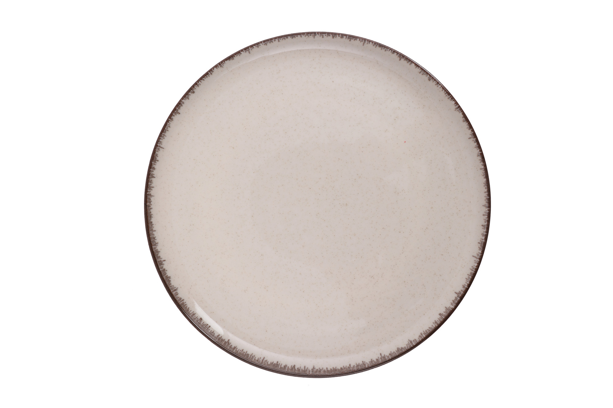 Tableware set 24-piece porcelain cinnamon