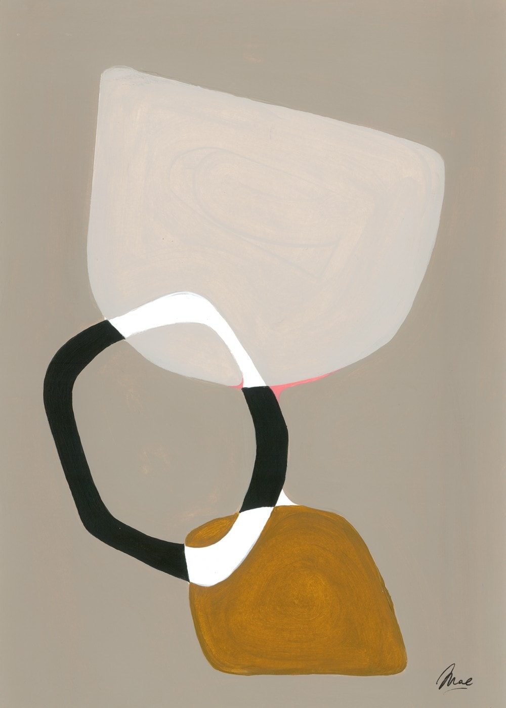 Kunstdruck 03 Papier Mehrfarbig