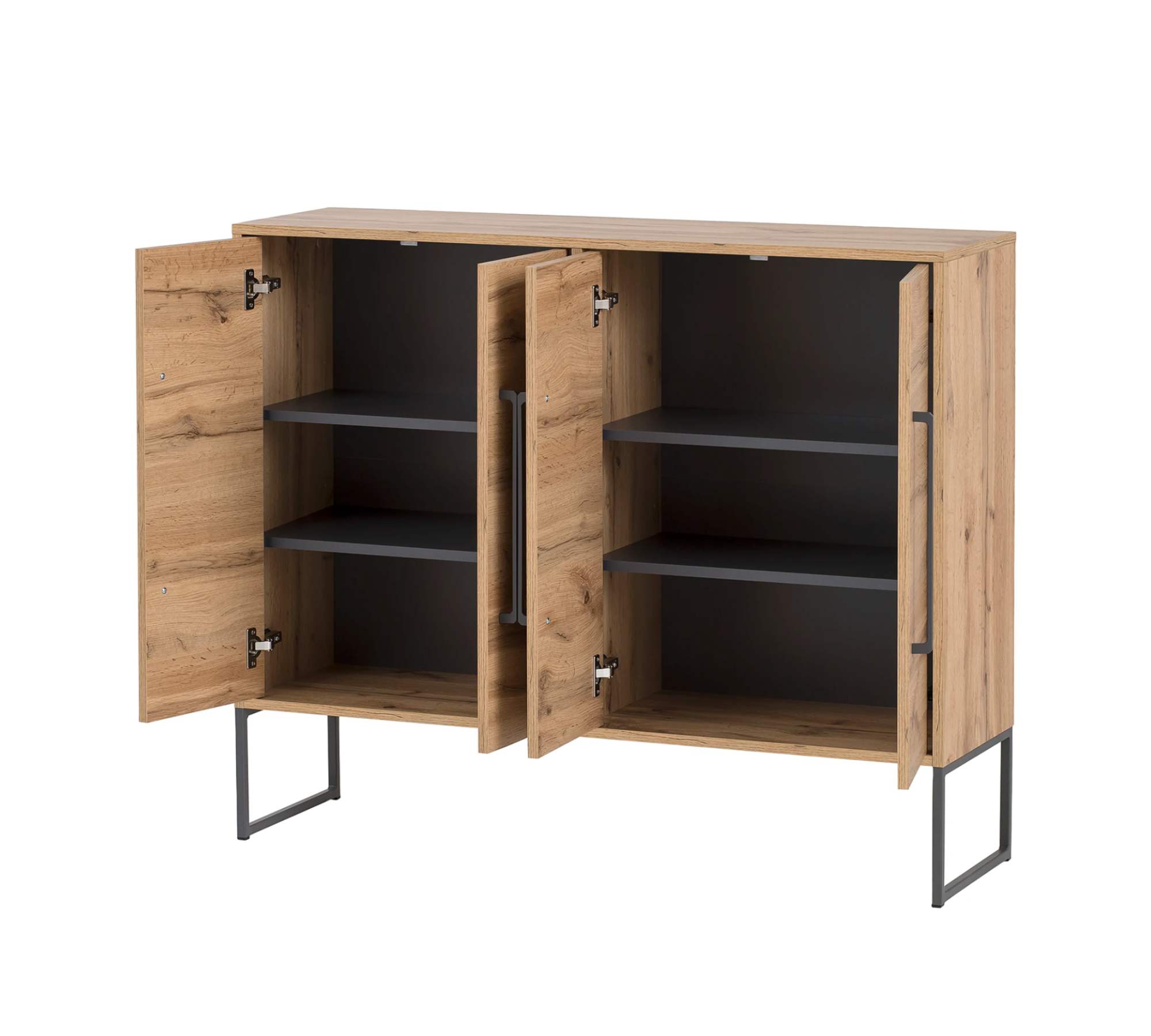 Kommode Landhaus Eichenoptik