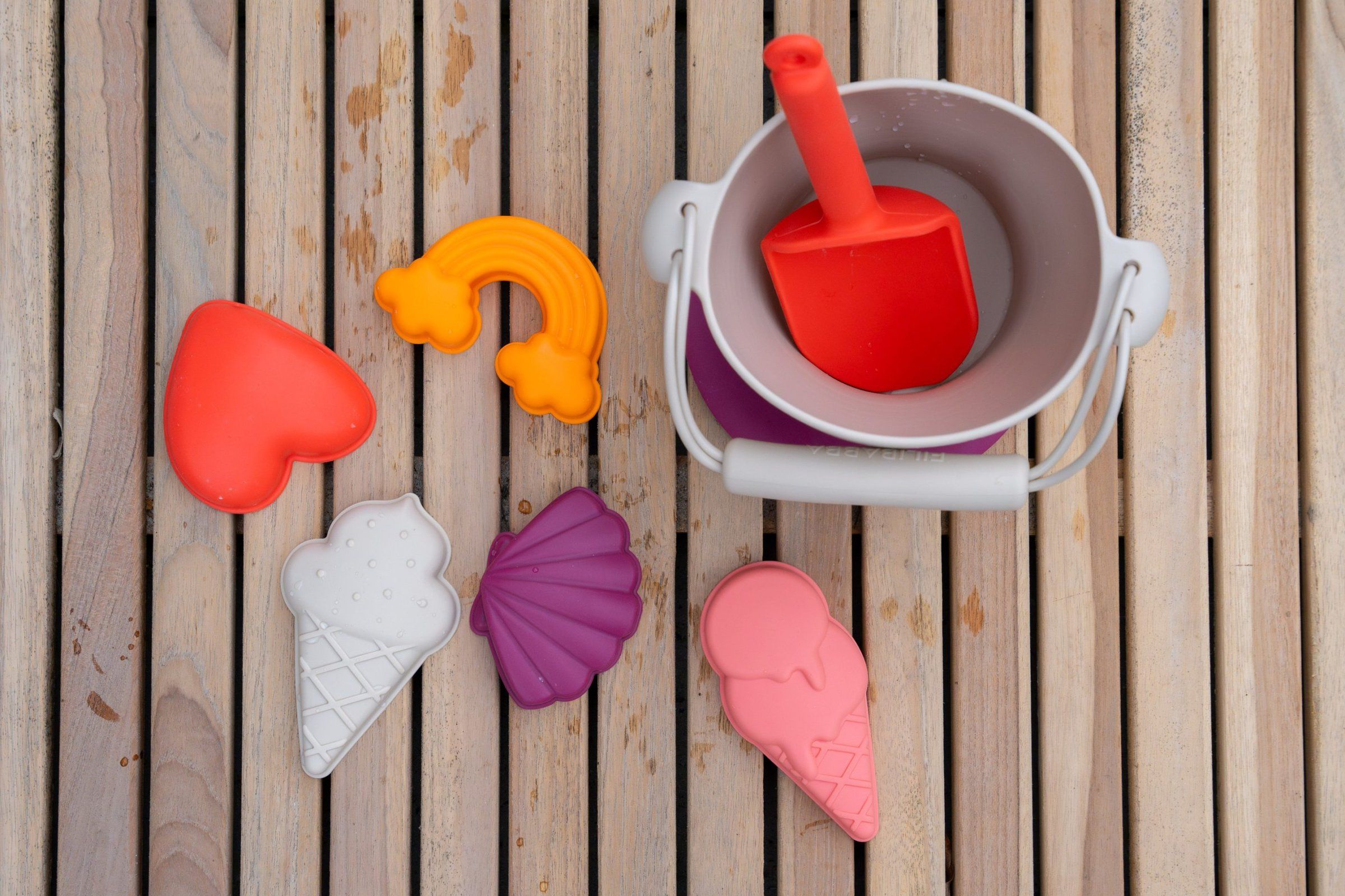 Beach set silicone multicolor