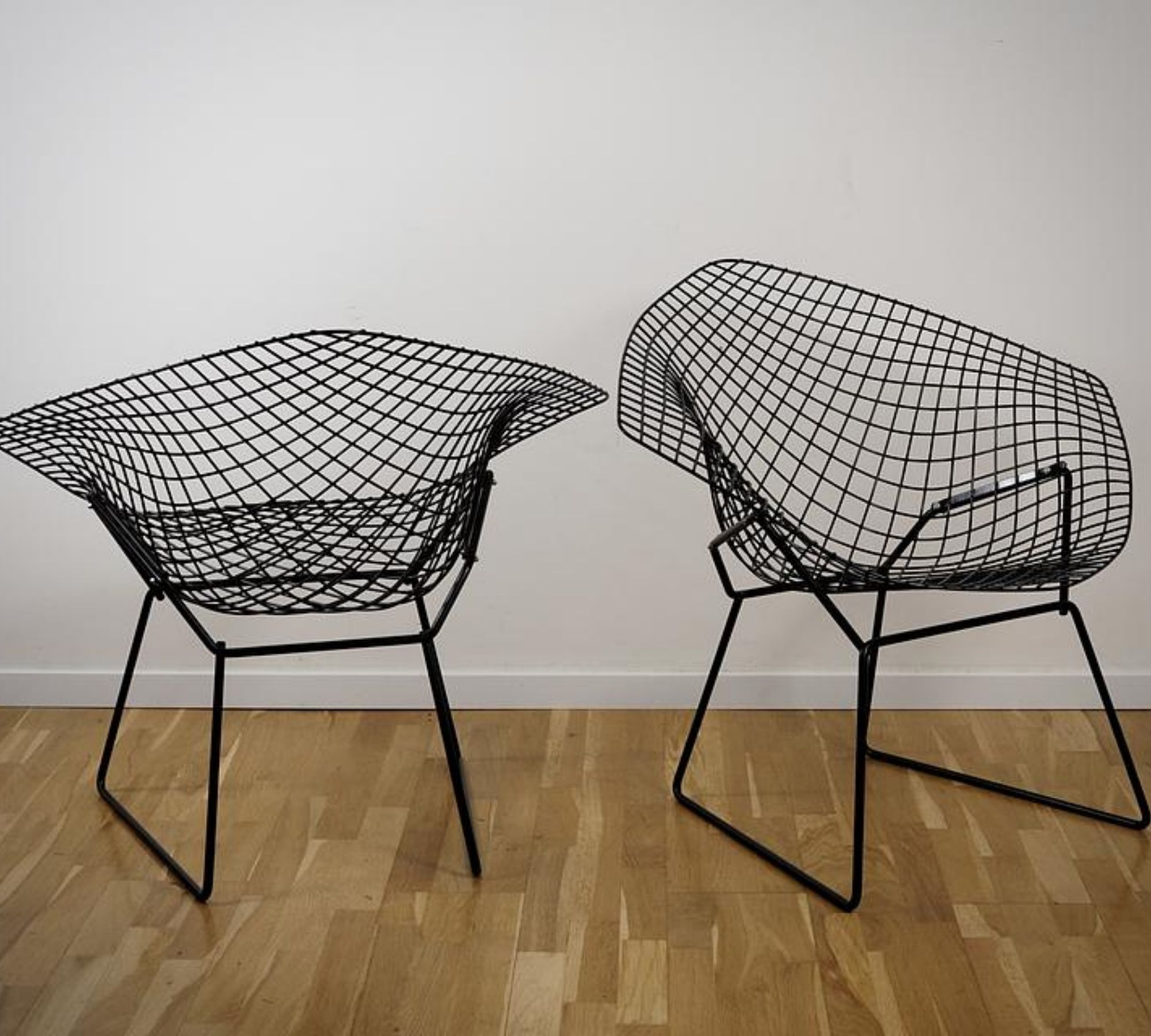 Bertoia Diamond Chair Schwarz 