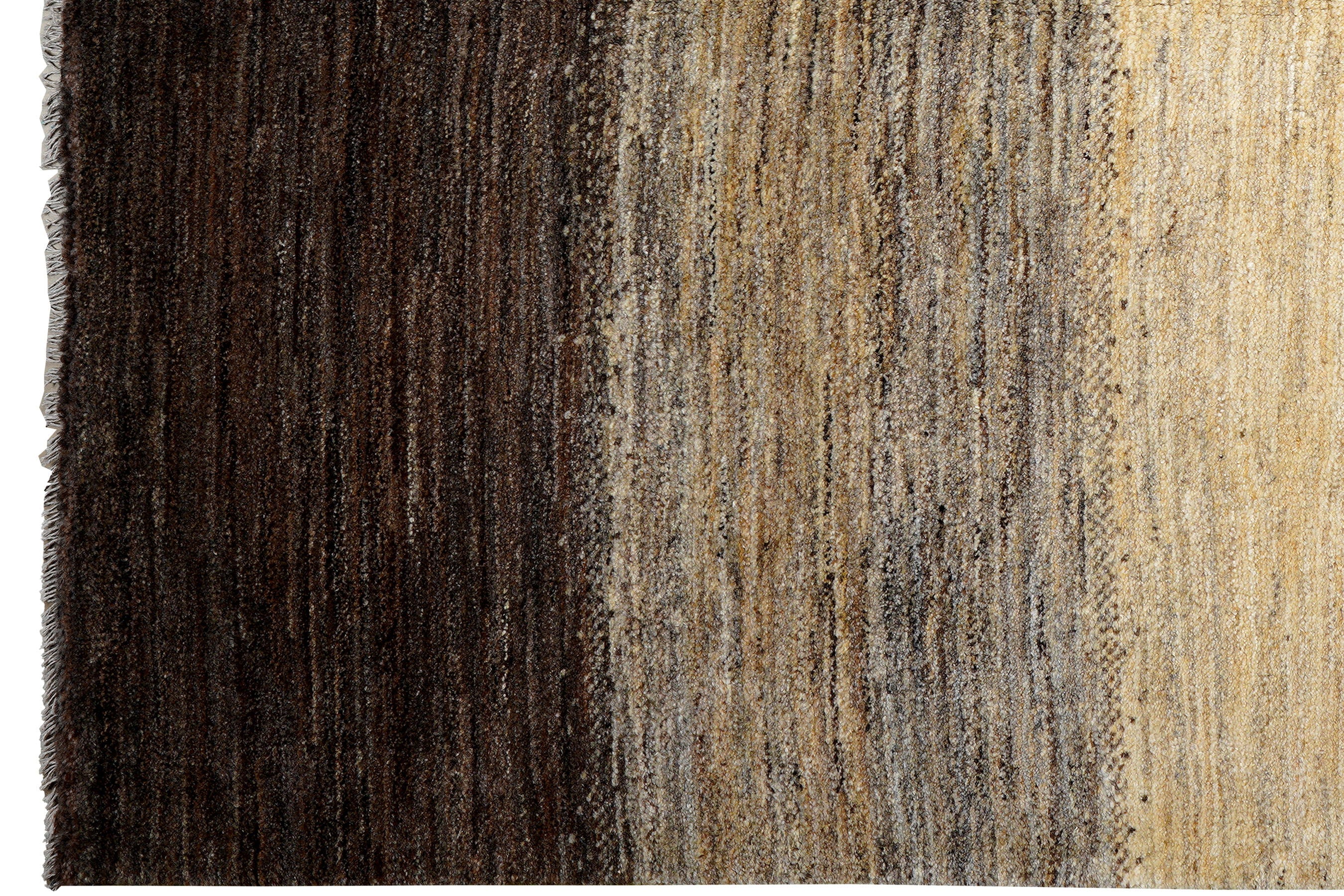 Gabbeh Teppich Wolle Beige