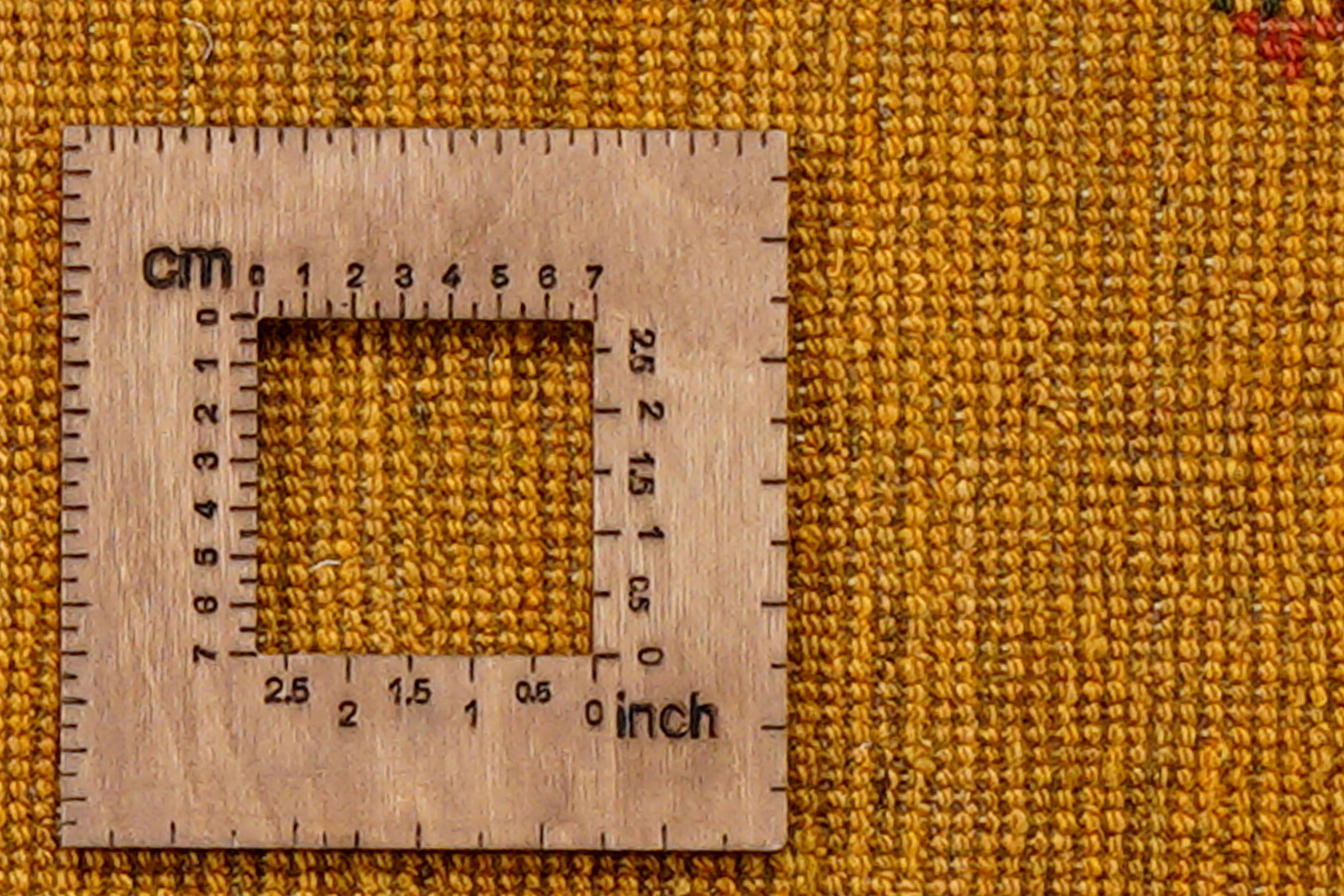 Gabbeh Rug Wool Yellow