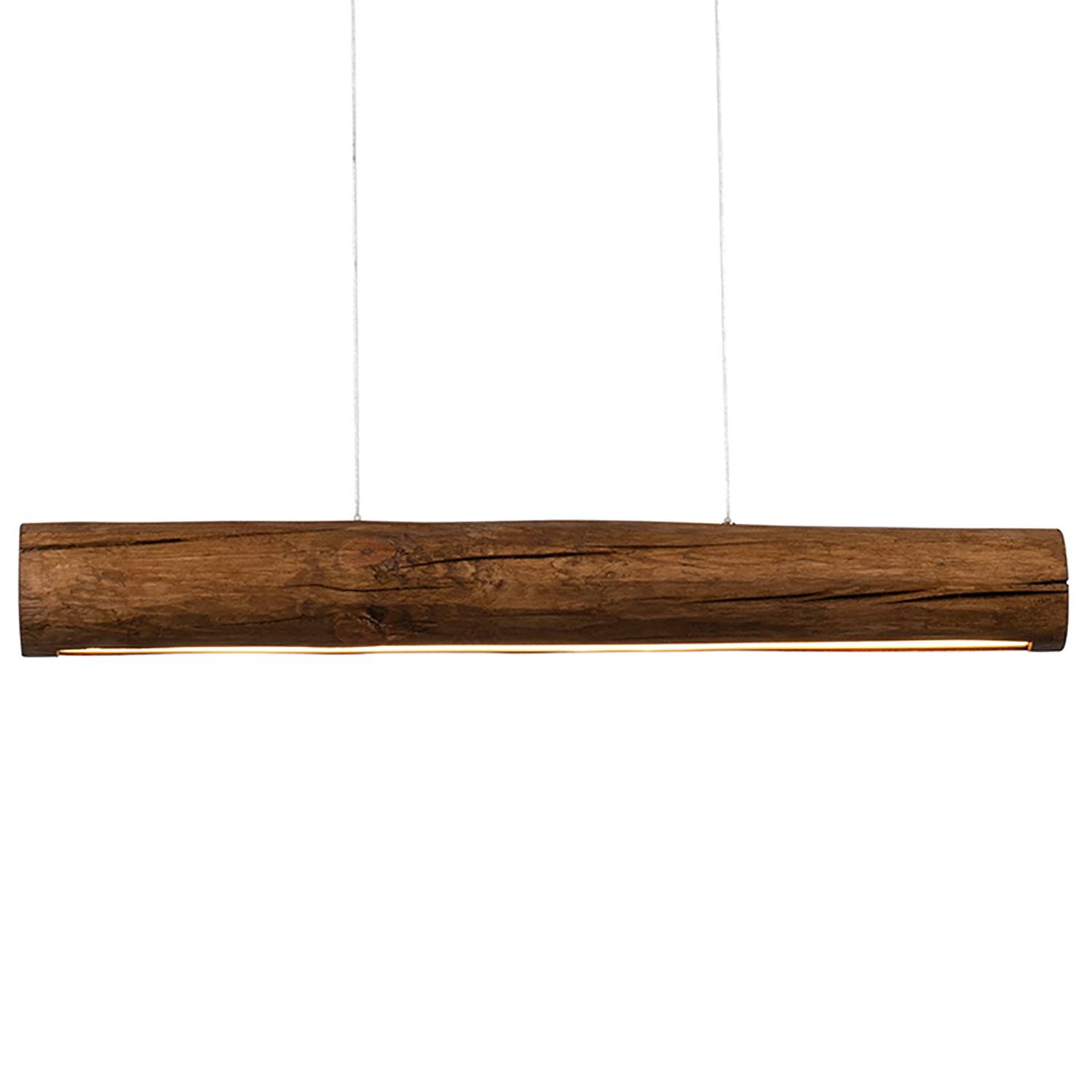 LED-Pendelleuchte Lukas Kiefer Massiv Stahl