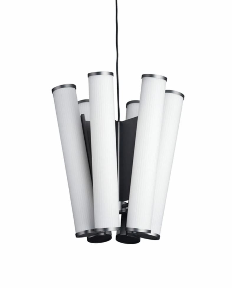 Deco Pendelleuchte Opalglas Eisen Ø40 cm