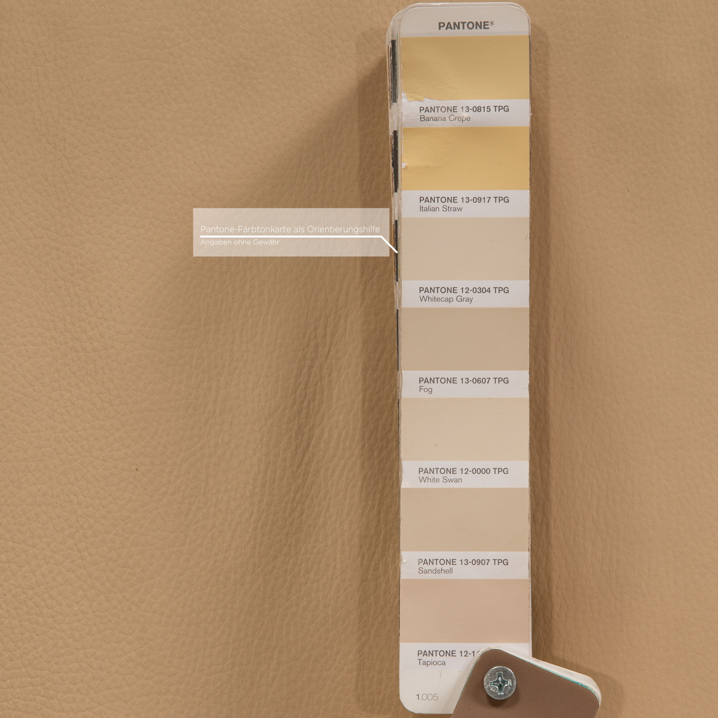 Courage Ecksofa Leder Creme