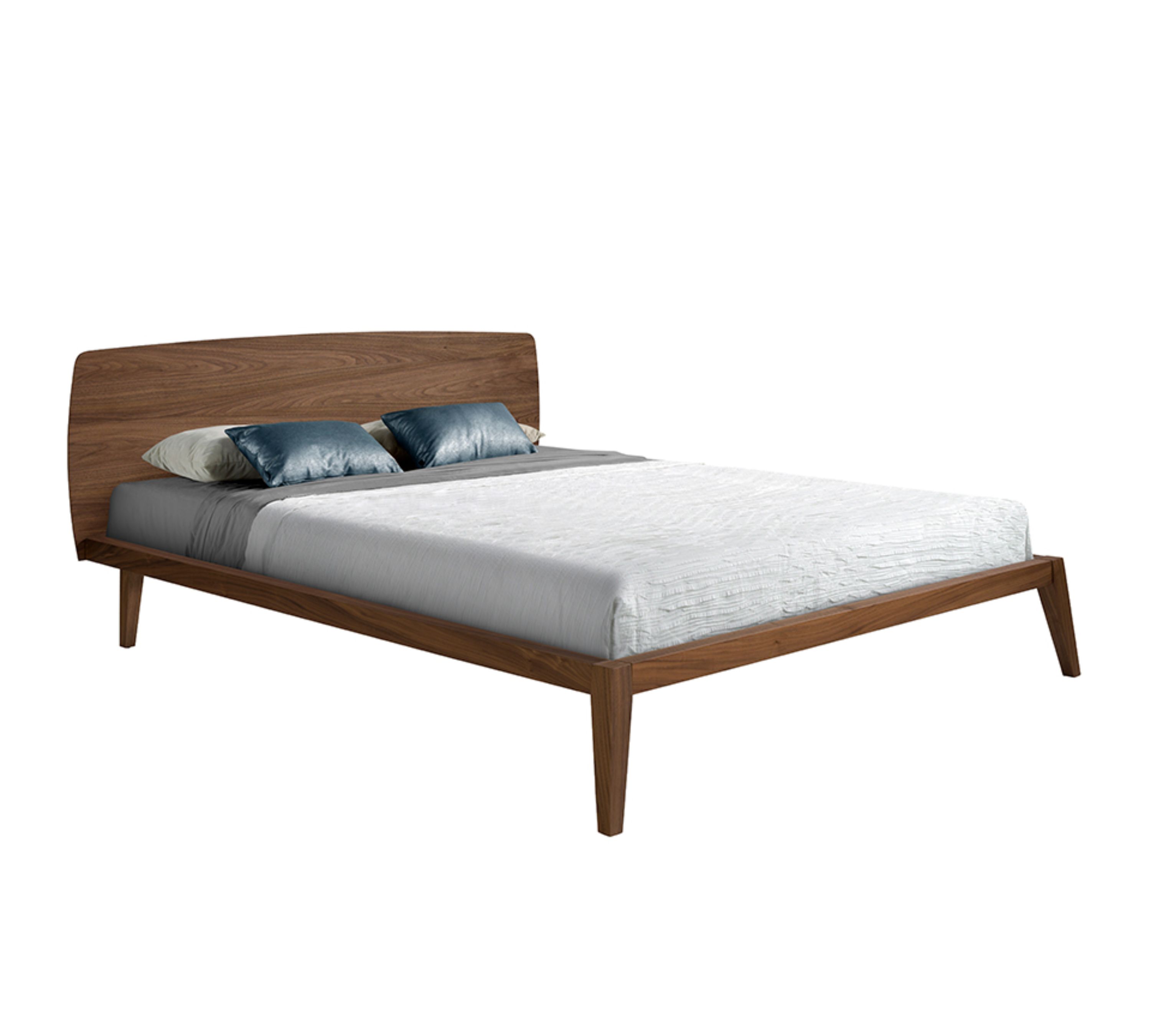 Bett Walnussholz Braun 