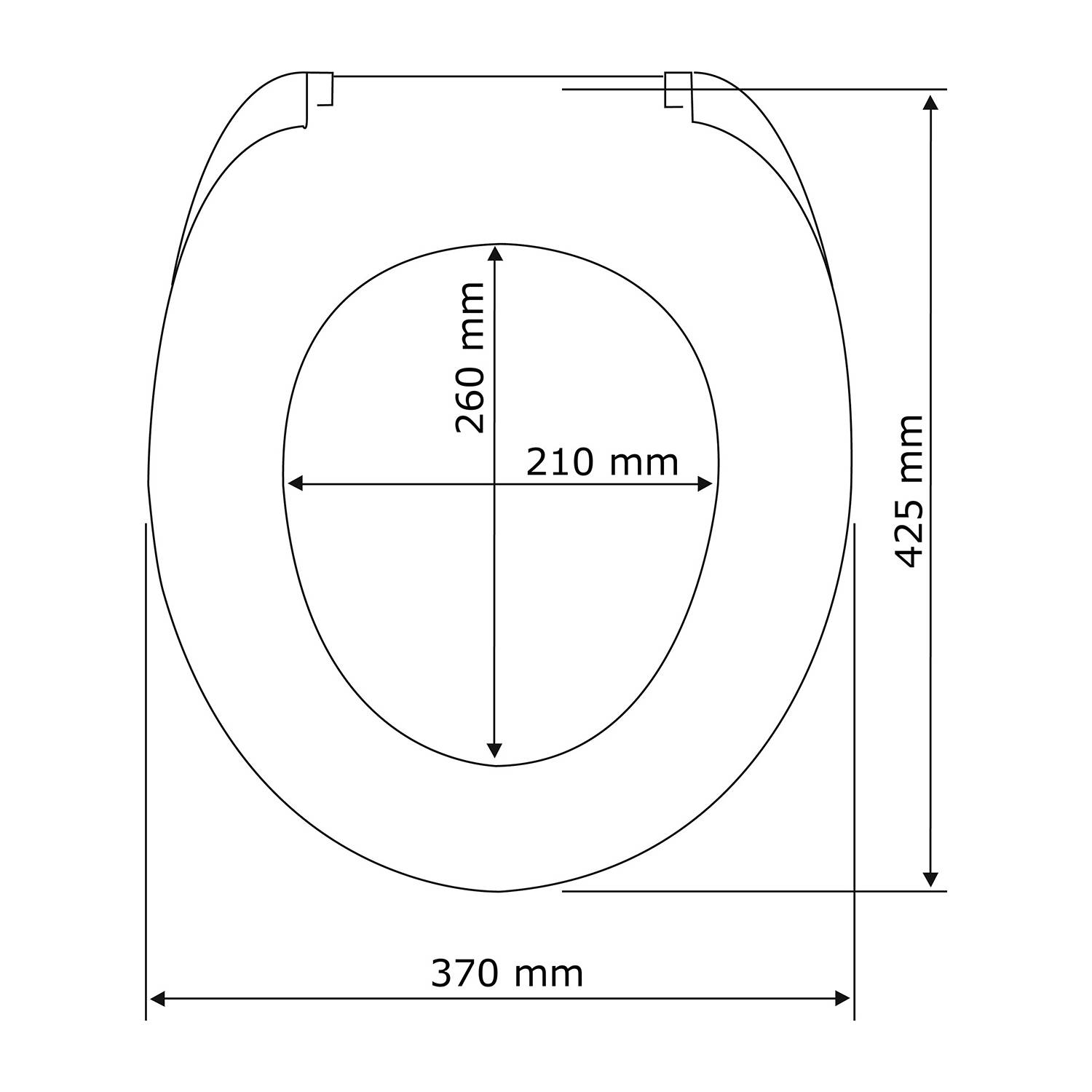 WC-Sitz Kilitten Bambus massiv