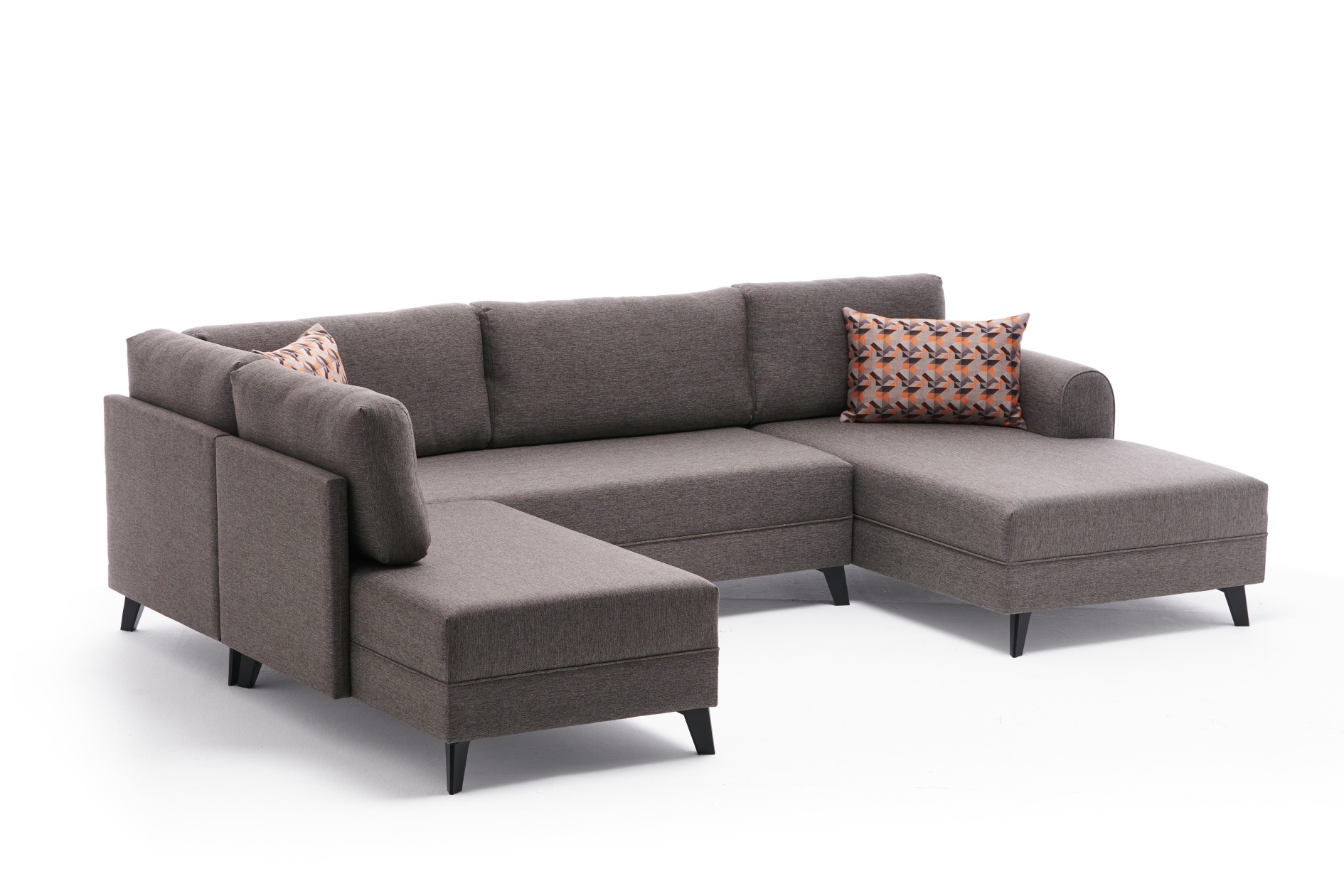 Belen Schlafsofa 4-Sitzer Braun