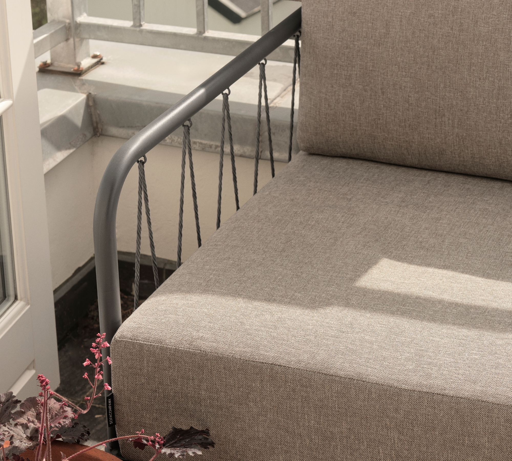 Hadley Outdoor Corner Module Sesame