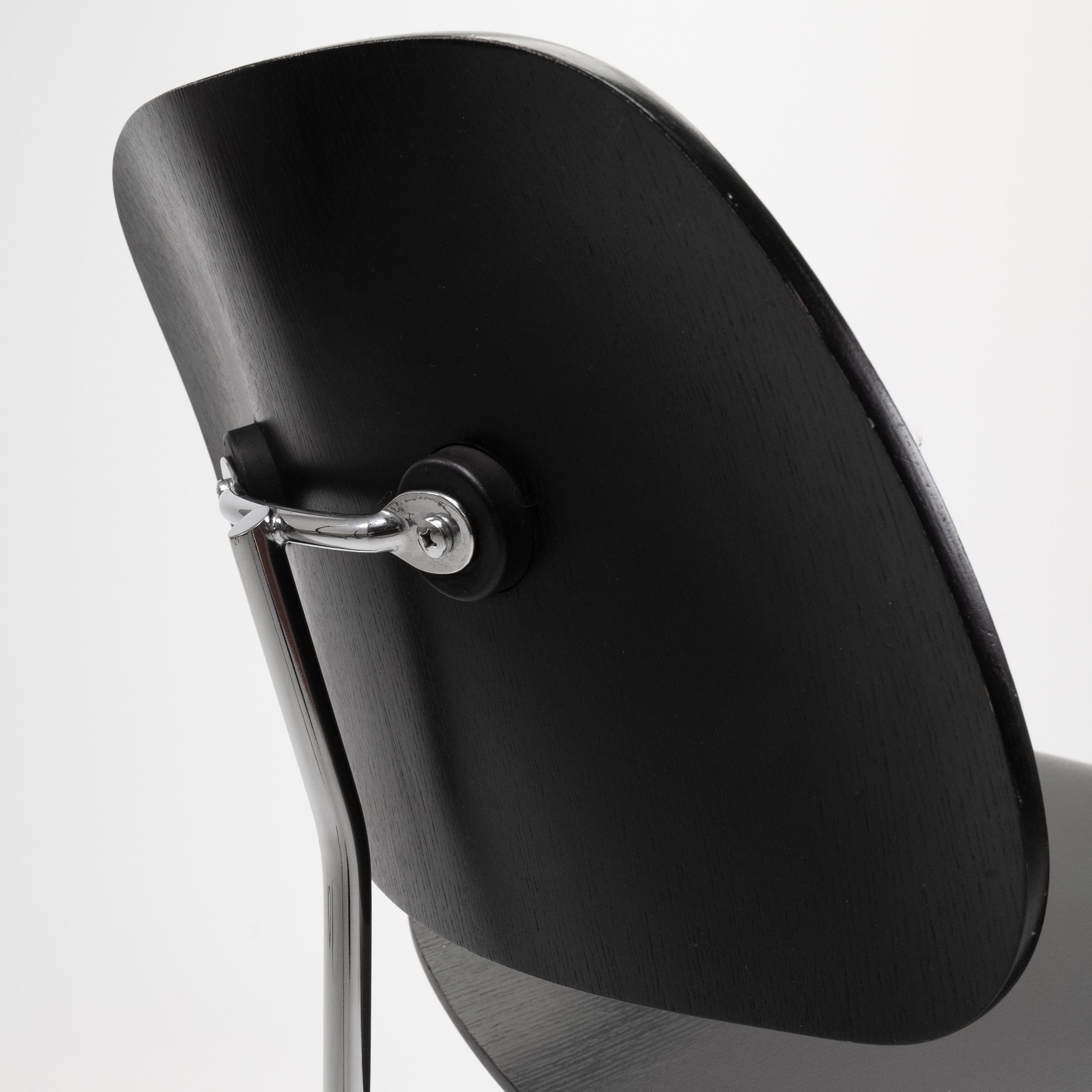 LCM Dining chairs Plywood Chrome Ash Black